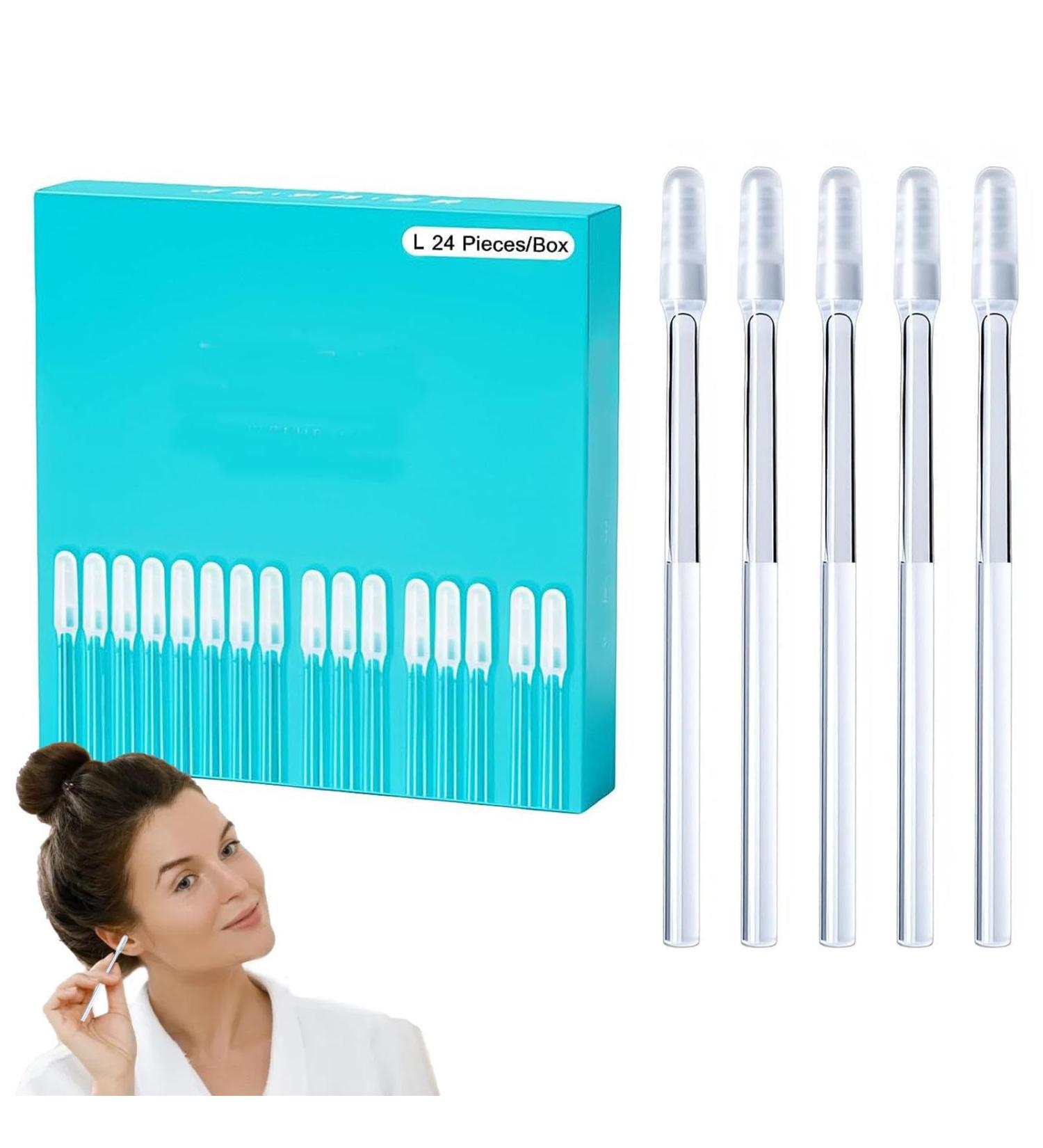 Earwax Removal Stick | Ear Wax Removal Kit for Adults Washable Sticky Ear Cleaner for Adults Kids Ear Cleaner Resin Tips Ear Replacement Pick Ear Wax Removal - Buy Online on GoSupps.com