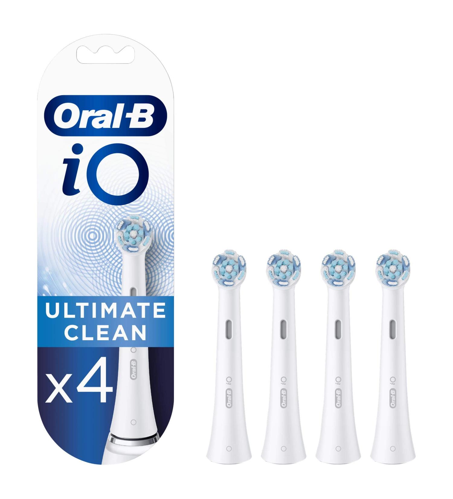 Oral-B iO Ultimate Cleaning Toothbrush Heads - White | Sensational Mouth Feeling - Shop Now! - Buy Online on GoSupps.com