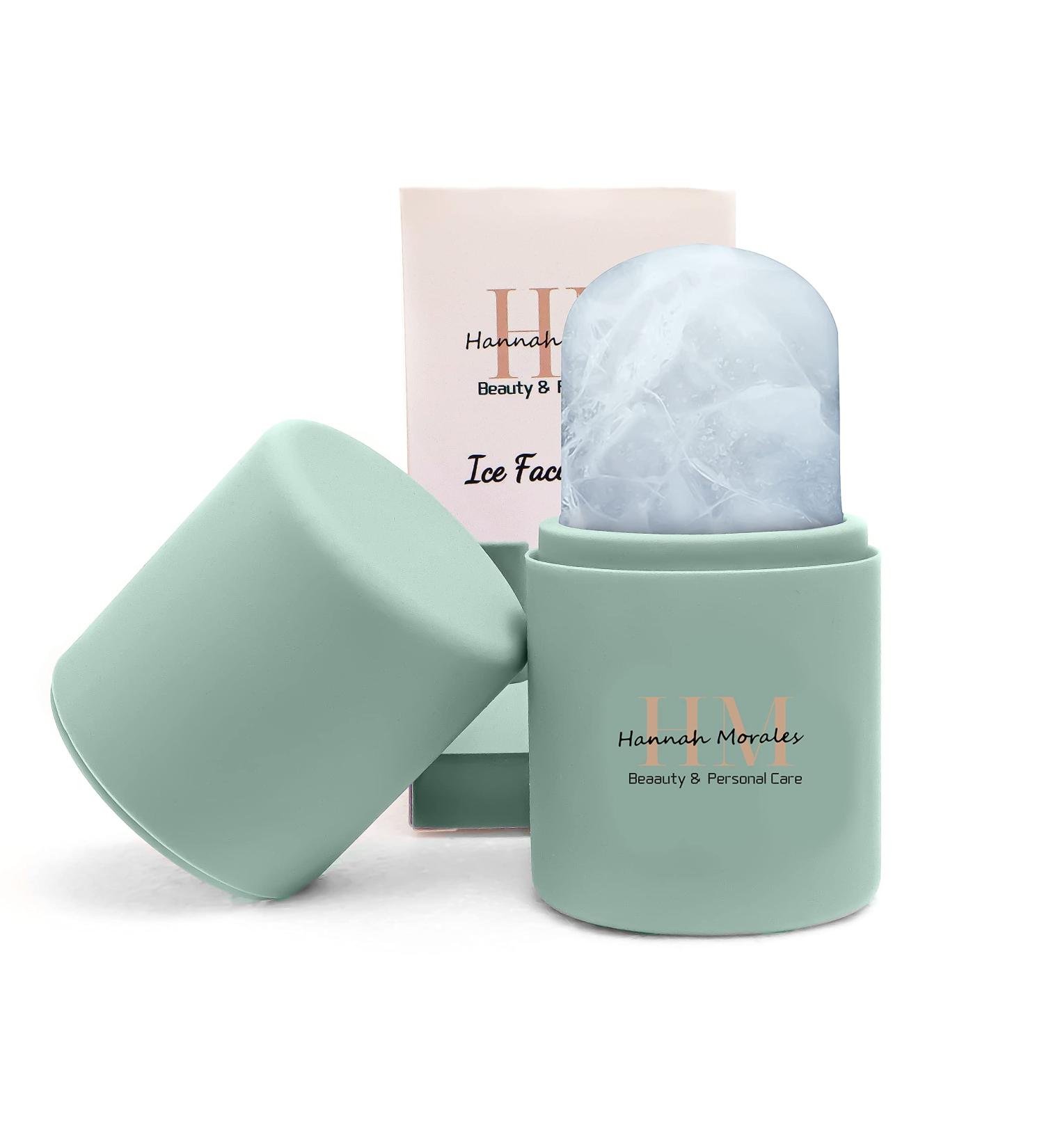 Sea Green Ice Roller for Face - Reduces Puffiness & Dark Circles, Boosts Blood Circulation for Youthful Skin - Buy Online on GoSupps.com