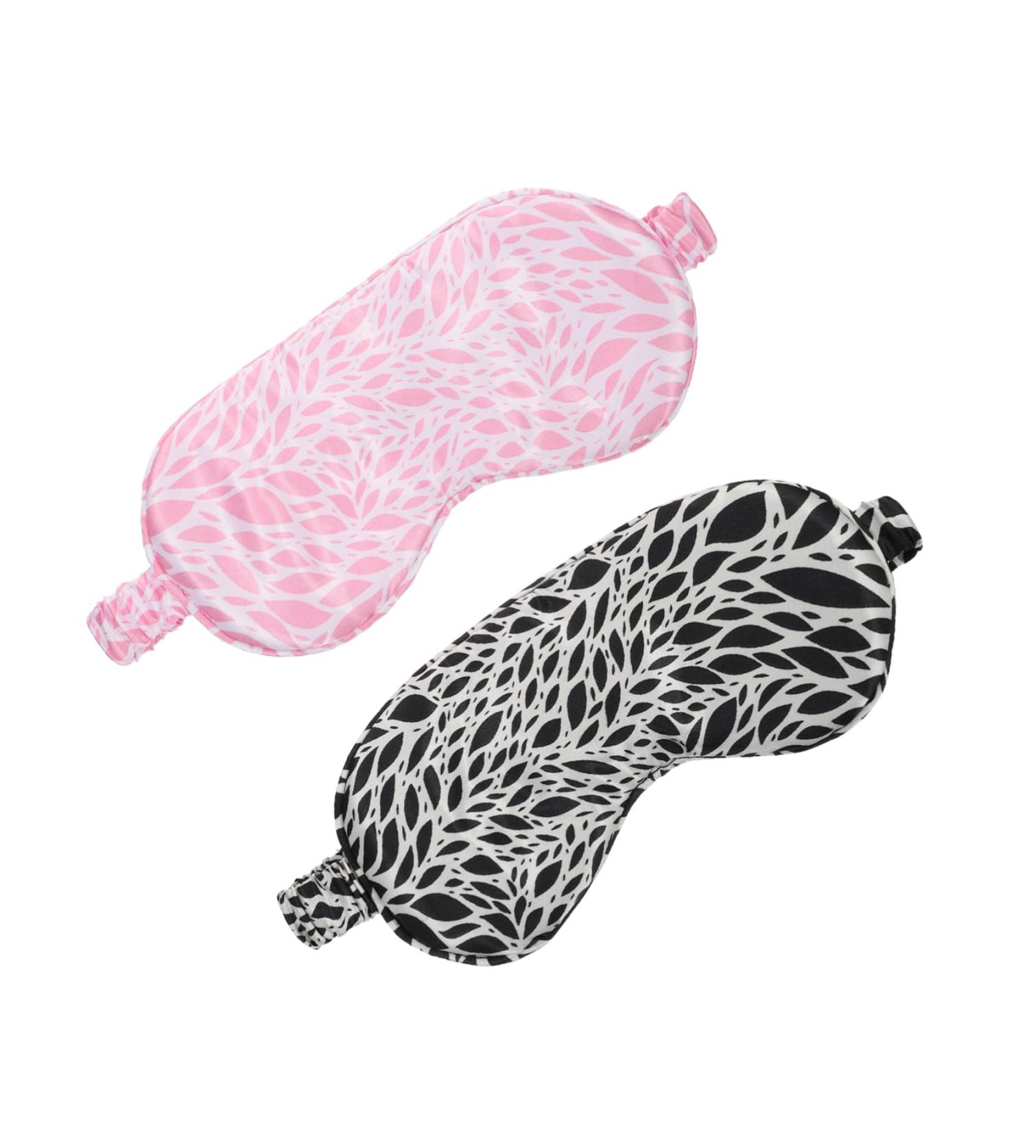 Shop Minkissy 2pcs Blackout Silk Weighted Eye Mask - Comfortable Unisex Sleeping Eyewear for Travel & Relaxation - Buy Online on GoSupps.com