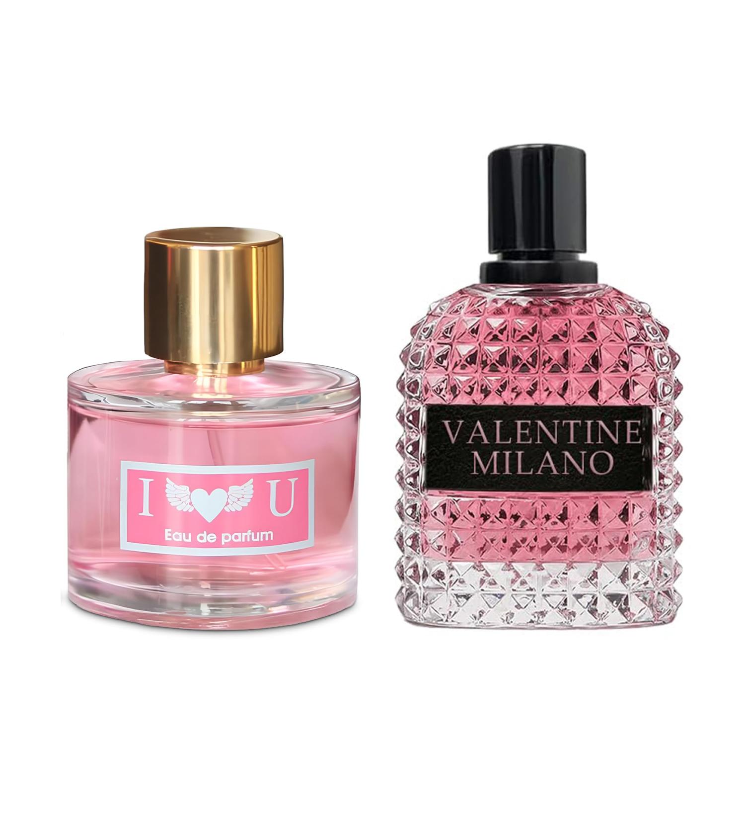 Women's Perfume Combo Set Milano Women&I Love U Floral Fruity Fragrance Eau De Parfum Elegant 100ml Bottle Natural Spray Each for Daily Used Milano&I Love U - Buy Online on GoSupps.com