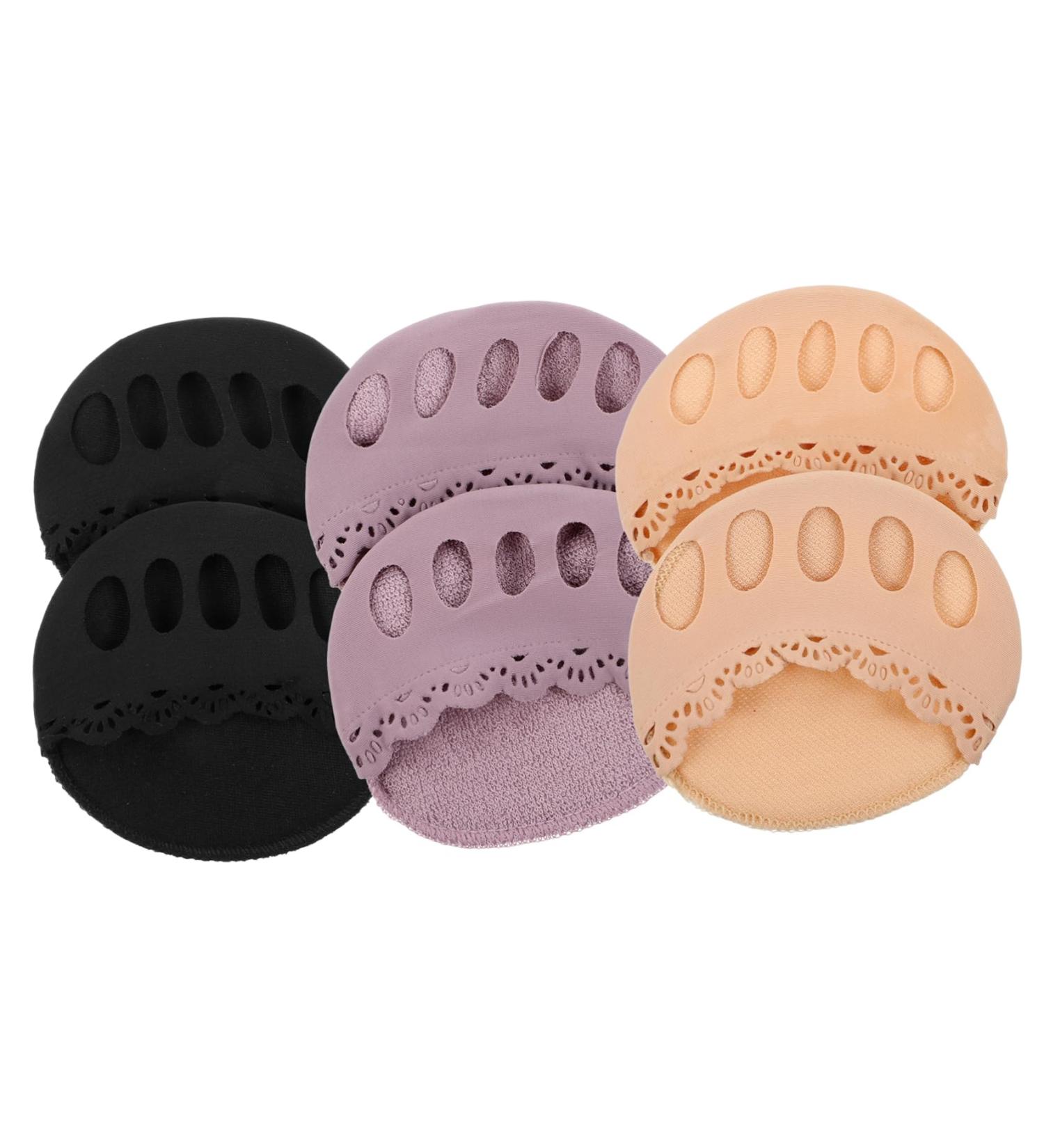 Buy 3 Pairs Lace Five Toe Socks | Toe Spacers & Alignment | Women's Yoga & Stretching Socks - Buy Online on GoSupps.com