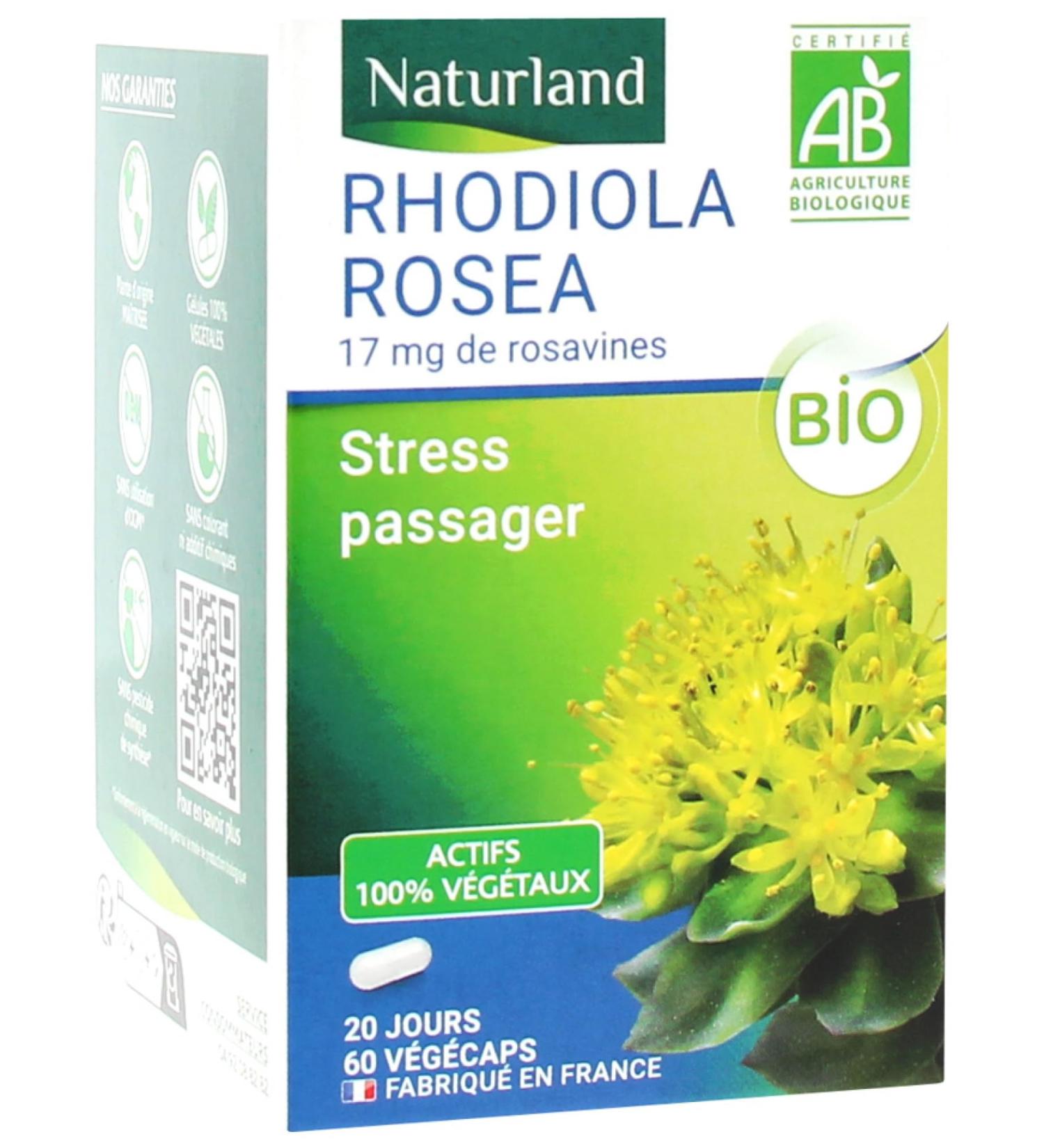 Naturland Rhodiola Rosea Organic 60 Vegetables