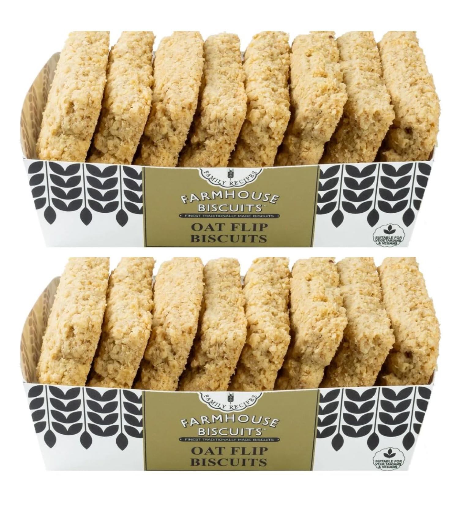 Farmhouse Oat Flip Cookies Butter Biscuits -2 Pack in a Premier Life Store Box - Buy Online on GoSupps.com