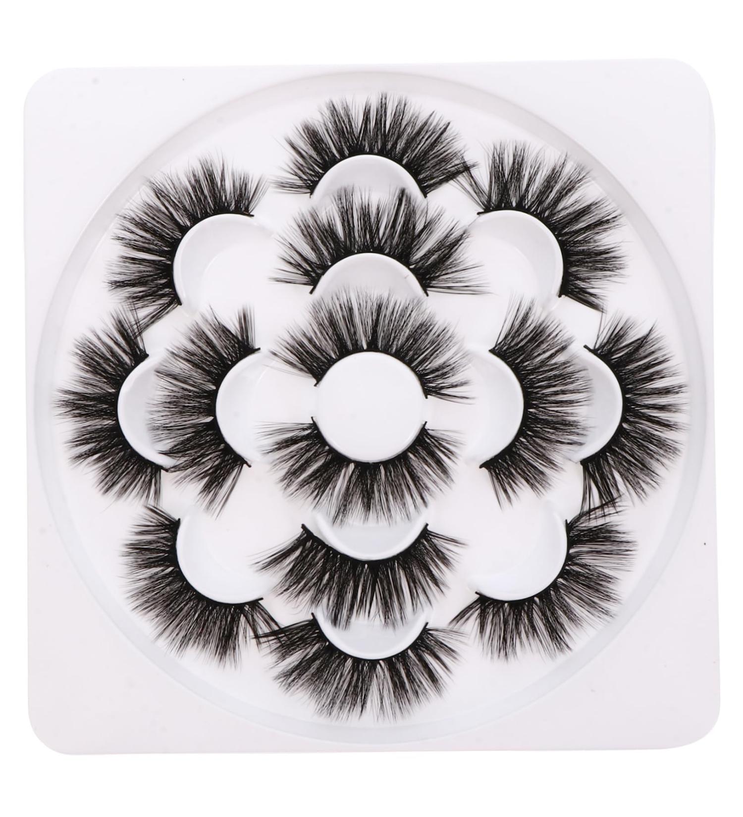 minkissy 1 Box Lotus Porcelain Plate False Eyelashes Faux Lashes Faux Eyelashes False Eyelashes Lashes Natural False Eyelashes Creative Fake Eyelashes Party Eyelashes - Buy Online on GoSupps.com