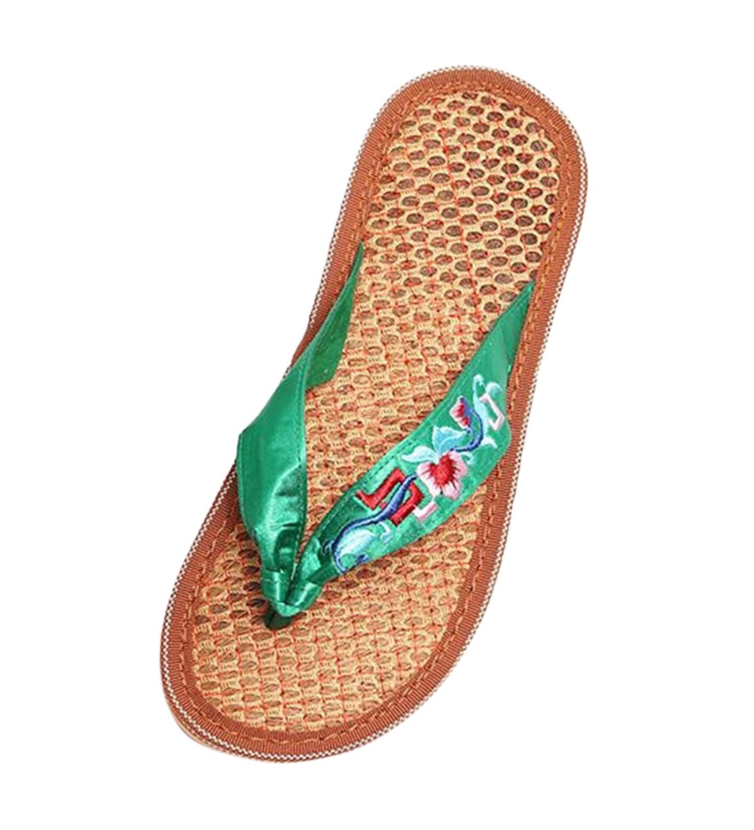 Buy XTZYGLFD Summer Lady Fashion Sandals - Lace-Up Open Toe Slingback Low Heels for Women in Green - Size 5.5 UK | International Shipping Available - Buy Online on GoSupps.com