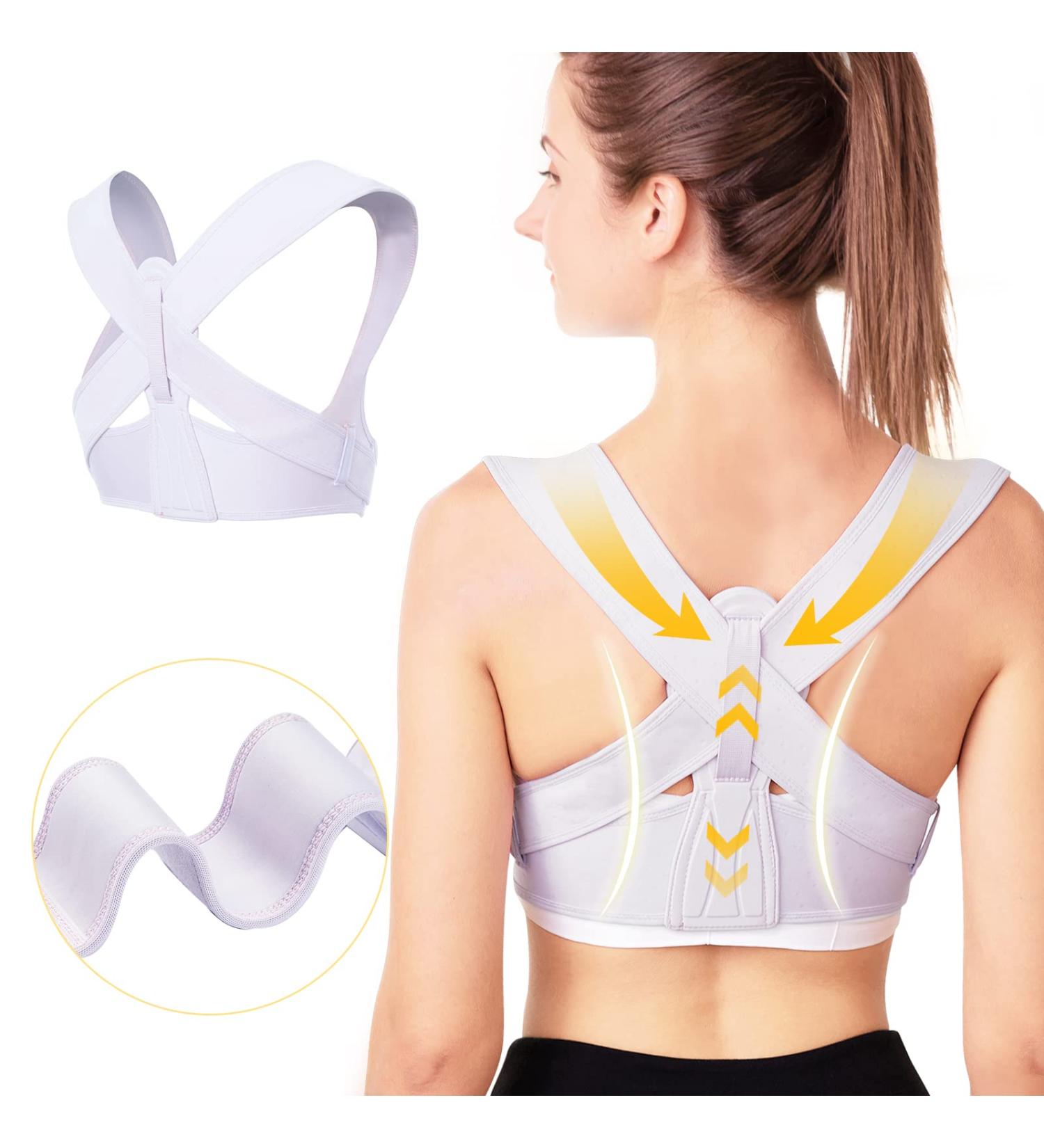 NLNYCT Posture Corrector for Women - Adjustable Back Brace for Pain Relief - L/XL (35-45 Inch) - Buy Online on GoSupps.com