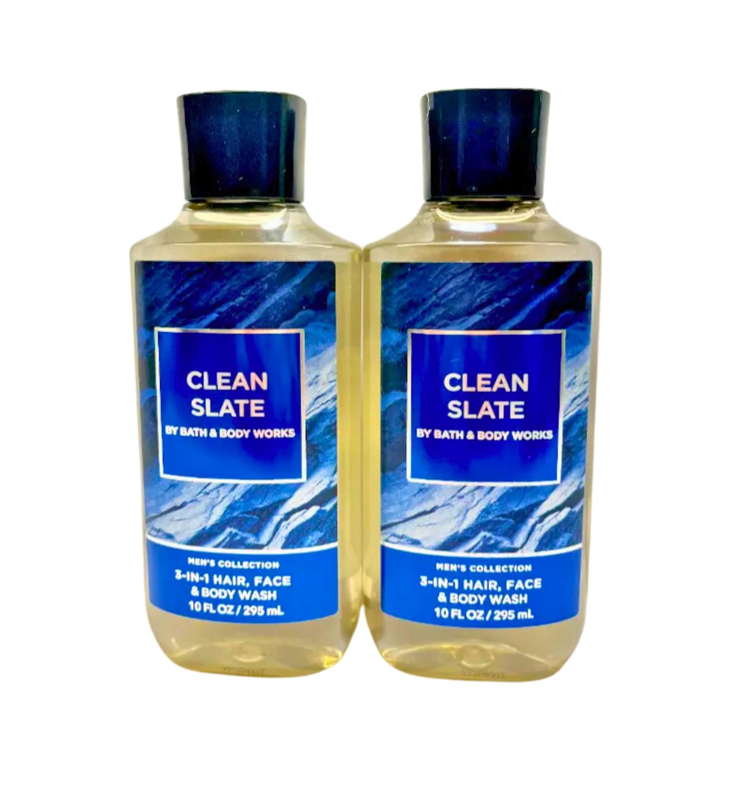 Bath & Body Works Shower Gel Set of 2 Bottles Each Bottle 10oz (Clean Slate)