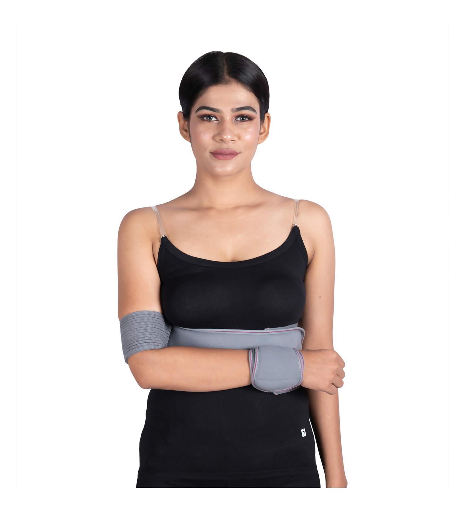 WC Youth Shoulder Support Brace- Size 4 (41-45 inches) - Left-Right Arm Sling for Shoulder Immobilization and Stabilization - Rotator Cuff Surgery Recovery Sling - Compression Brace (Pack of 1) - Buy Online on GoSupps.com