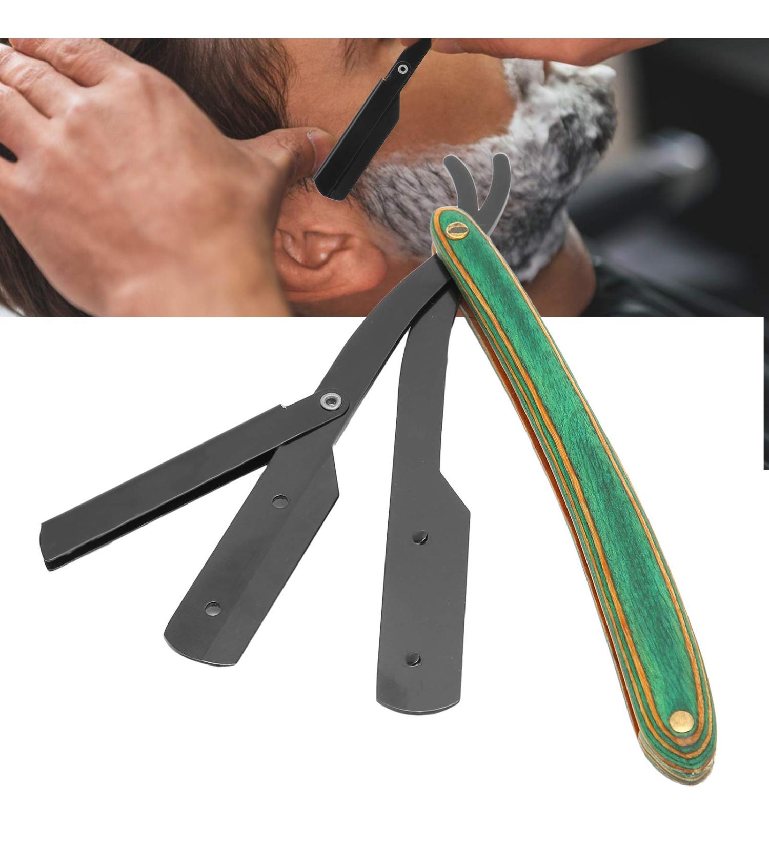 Professional Men's Stainless Steel Safety Razor | Premium Barber Shaving Tool for an Ultra-Close Shave - Buy Online on GoSupps.com