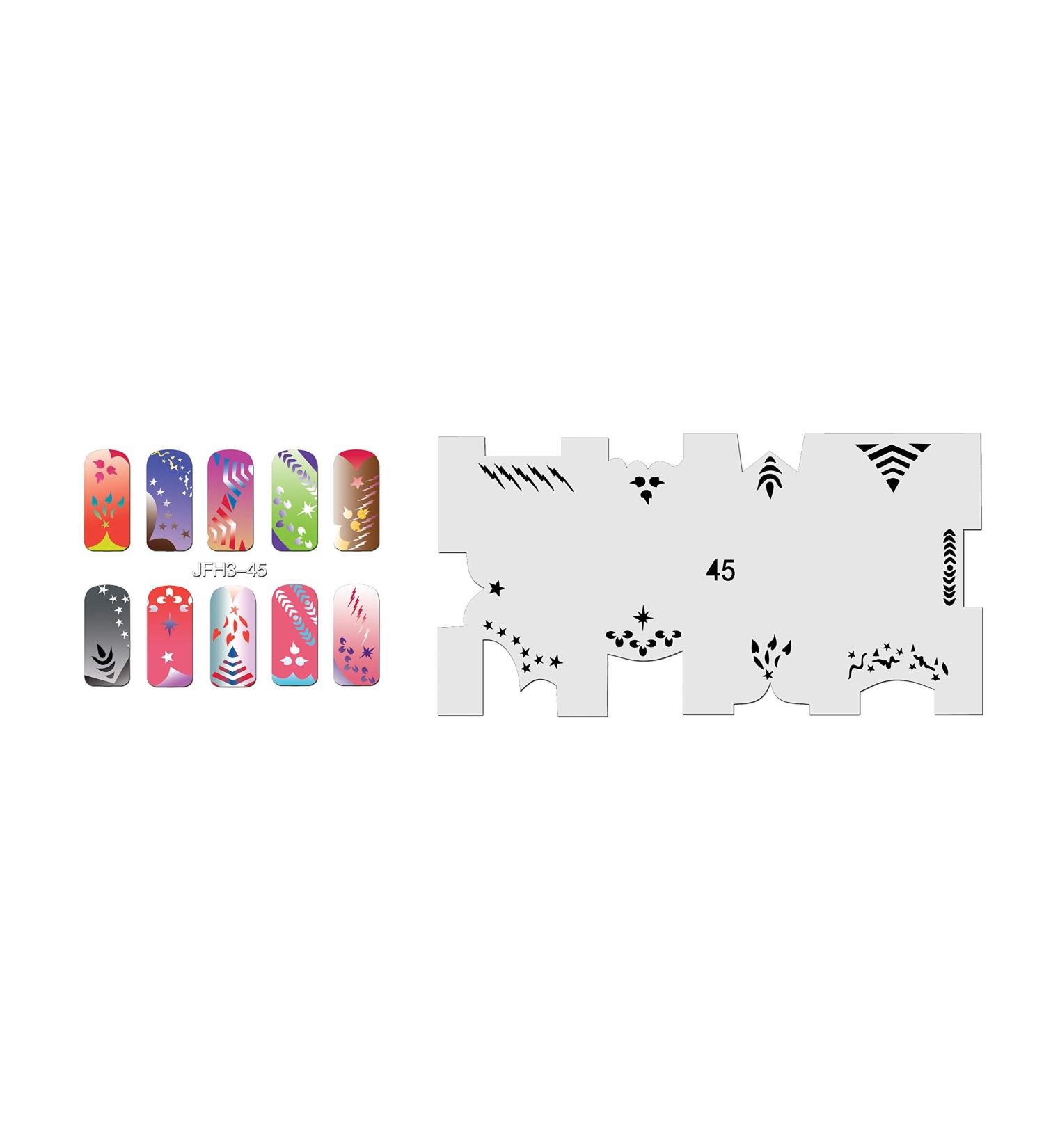 Fingernail stencil (airbrush nail art) Fengda JFH03-045