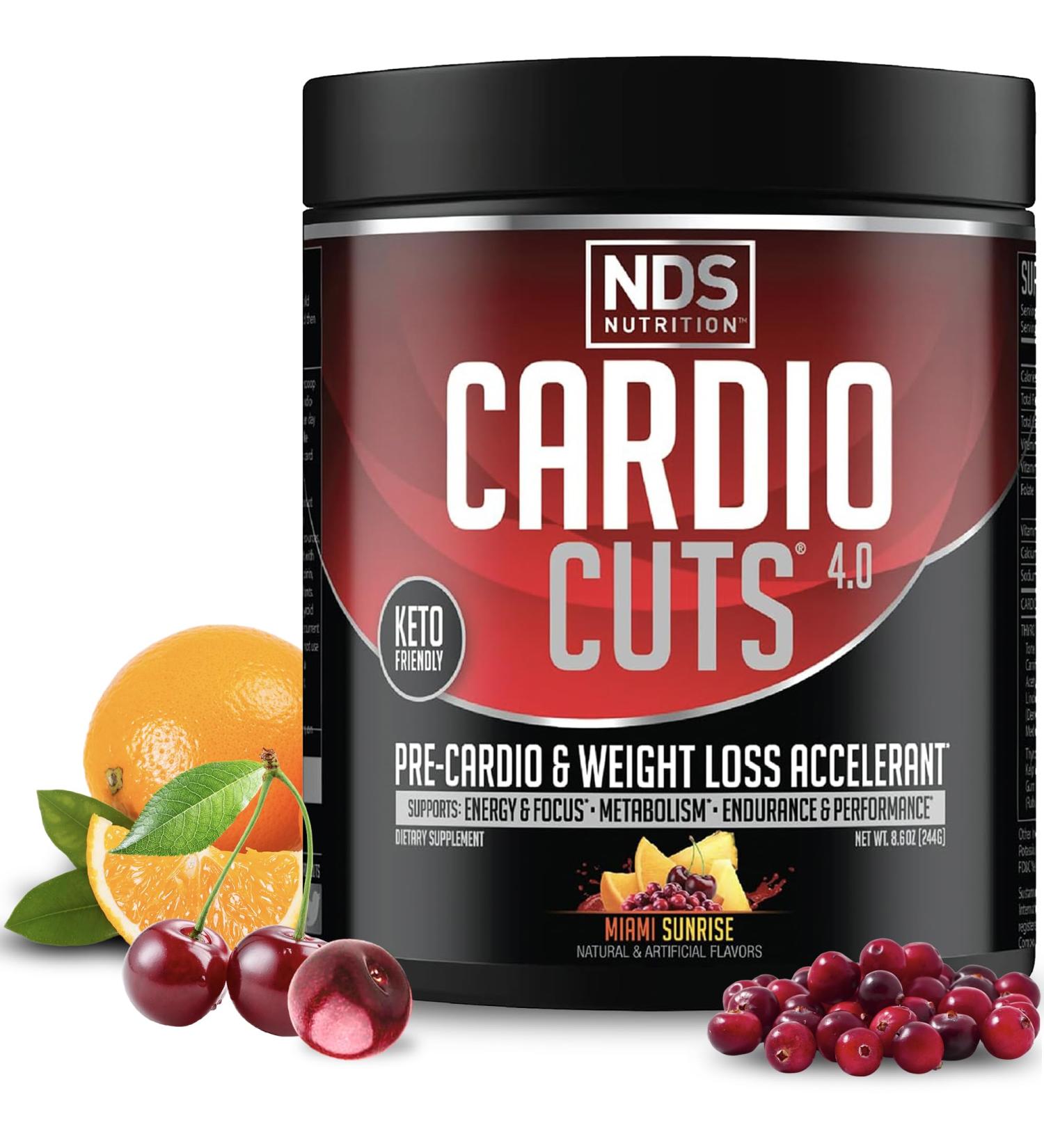 NDS Nutrition Cardio Cuts 4.0 - Miami Sunrise - 8.6 oz. - Buy Online on GoSupps.com