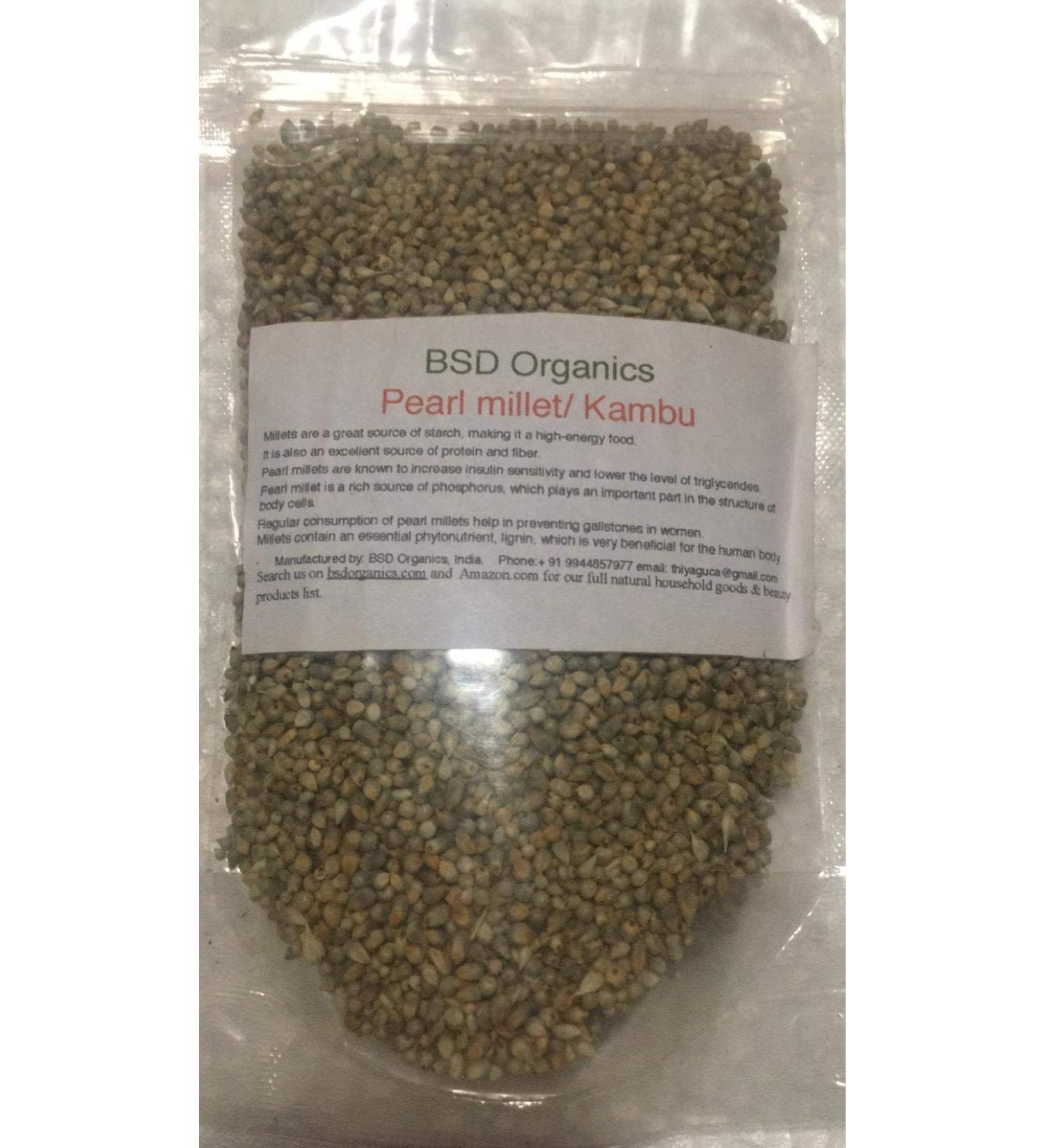 BSD Organics HealthY Pearl Millet/Kambu - 500 g - Buy Online on GoSupps.com