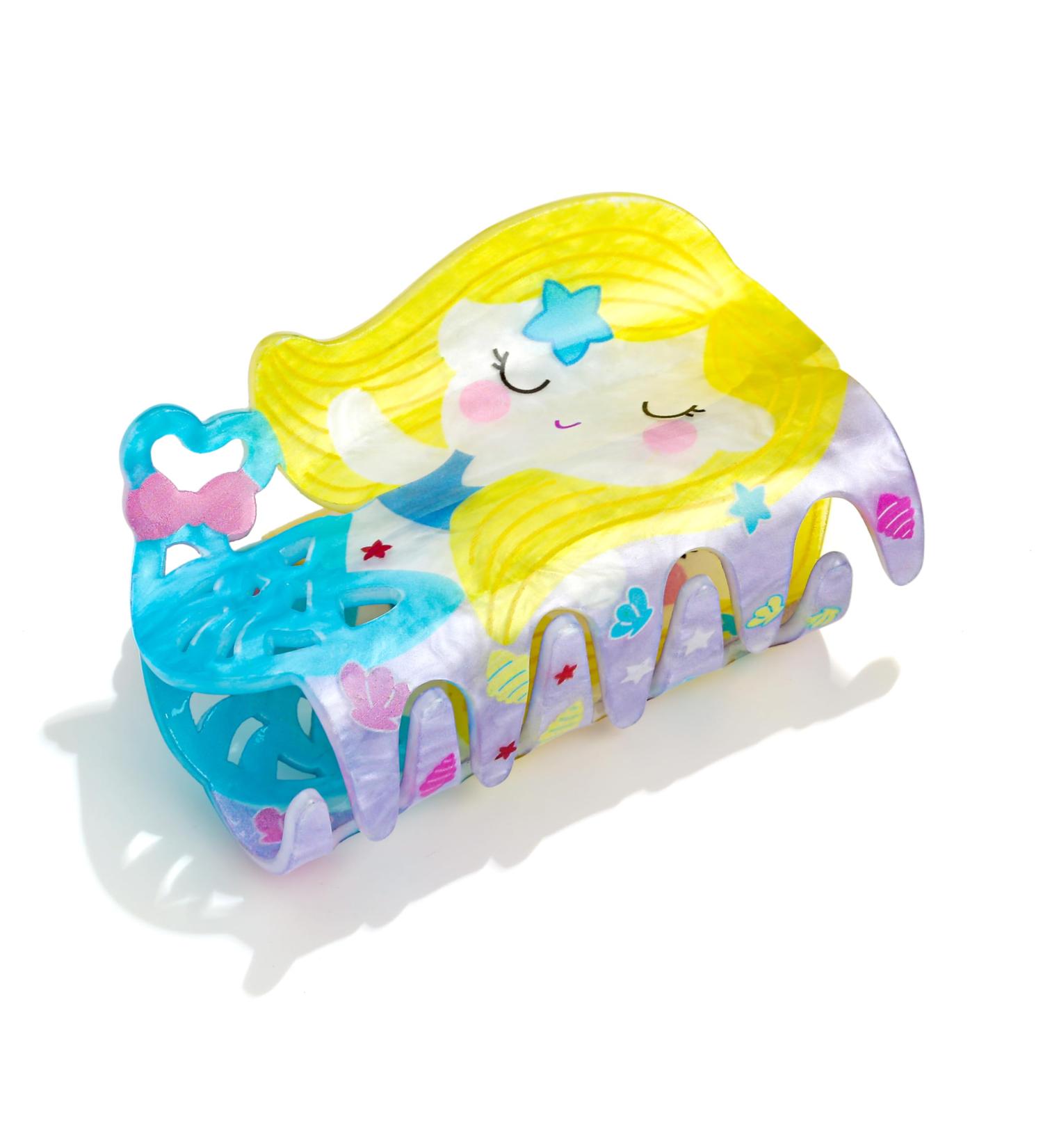 INNERDIVA Colorful Cartoon Mermaid Hair Claw Clip Chunks Hair Clip Hair Styling Accessories Hair Claw Clips for Women Hc21899a - Buy Online on GoSupps.com
