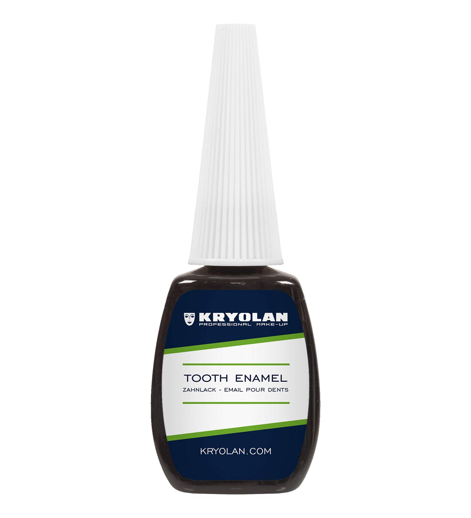 Professional Tooth Enamel - Kryolan Special Effects Tooth Paint (Black) for SFX Makeup Halloween Cosplay & Theater - 0.4 Fl Oz - Buy Online on GoSupps.com