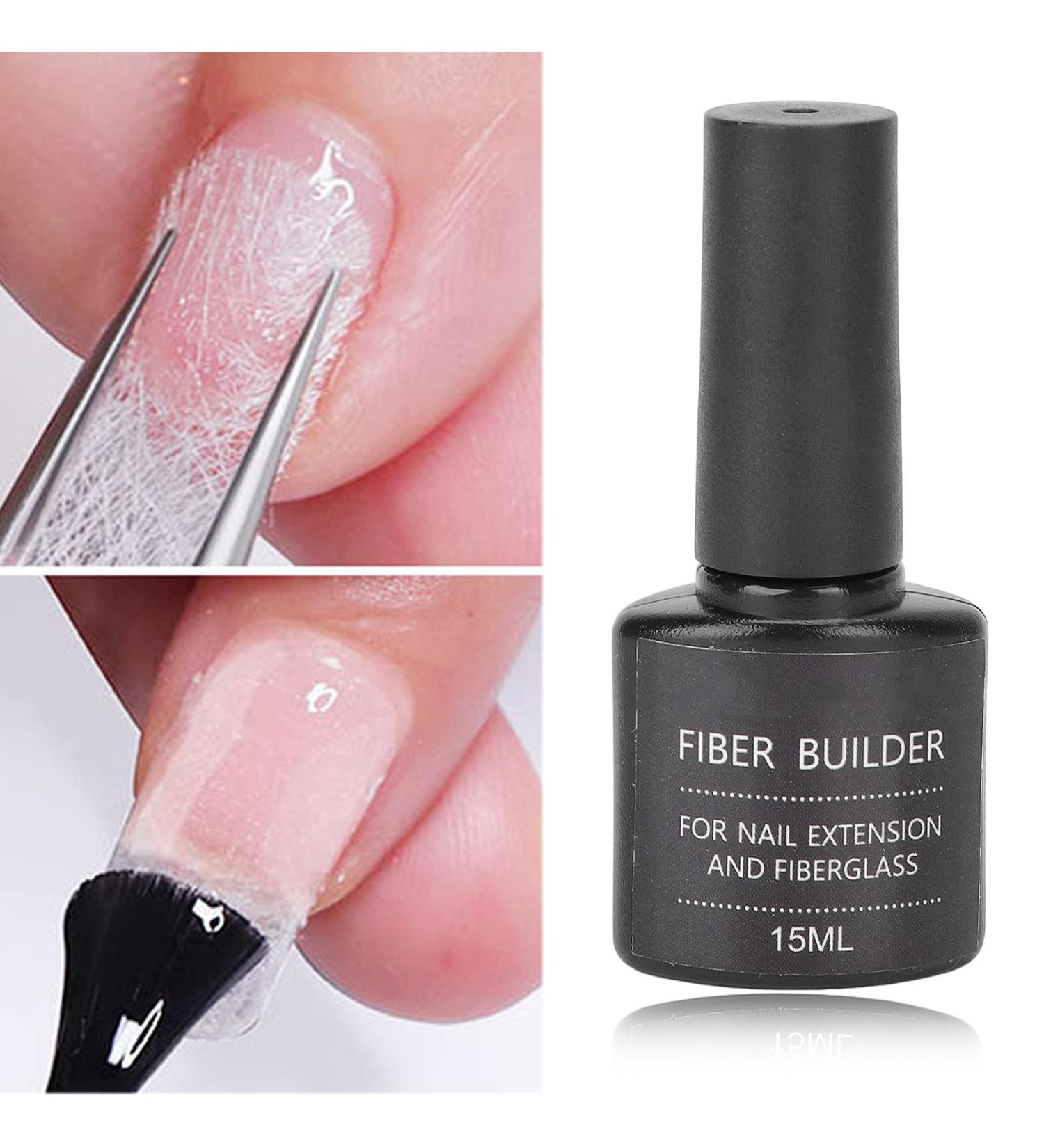 Buy Nail Extension Fiberglass Kit - 15ml Gel & 10 Pieces Wraps for DIY Nail Art | International Shipping - Buy Online on GoSupps.com