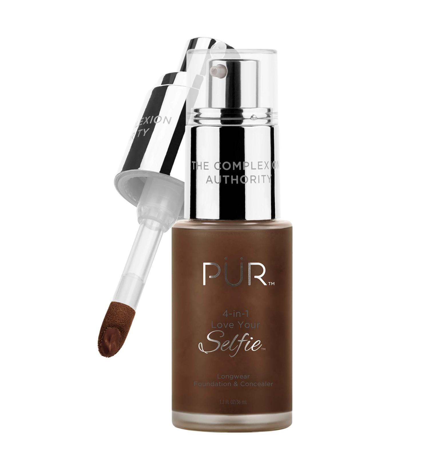R MINERALS 4-in-1 Love Your Selfie Longwear Foundation & Concealer | Full Coverage Liquid Foundation | Hydrating & Cruelty-Free - Buy Online on GoSupps.com