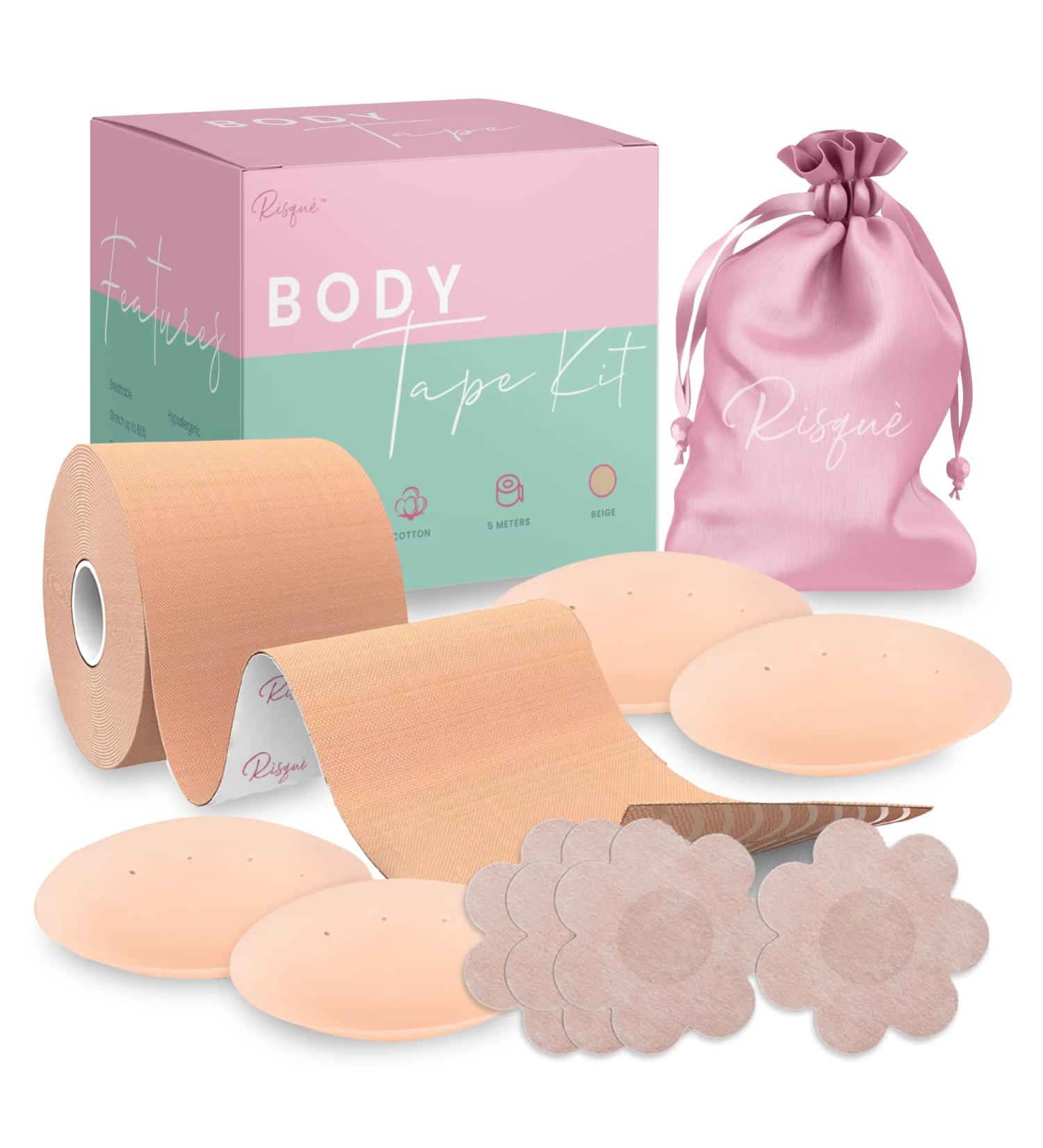 Chest Brace Kit for Lift & Contour | Waterproof Sweat-Proof Bob Tape - Beige - Buy Online on GoSupps.com
