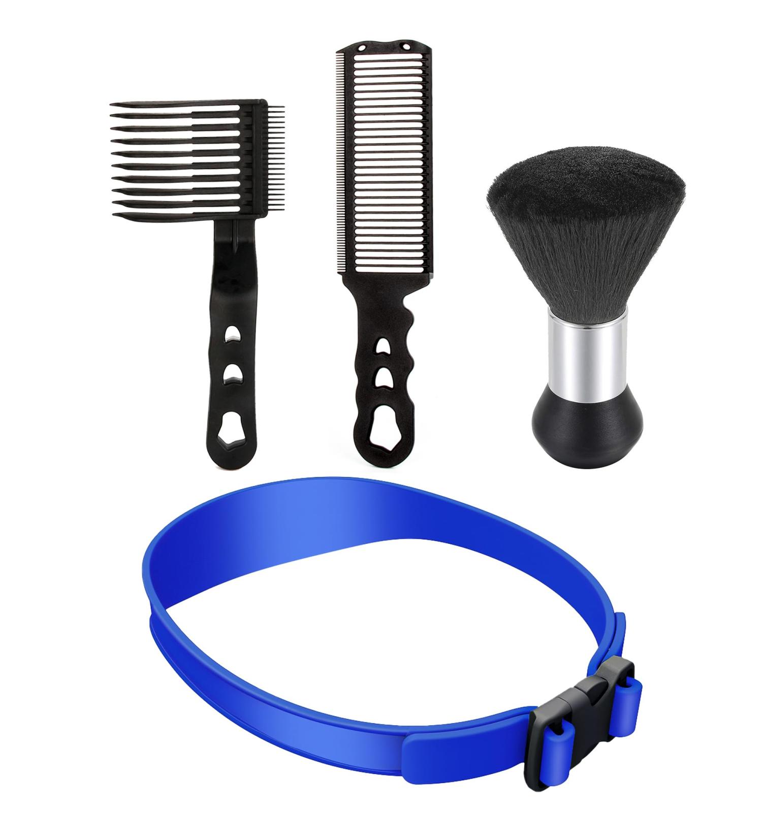 Fade Haircut Guide Set: Comb Barber Brush & Shaving Template for Men | Self Haircut Kit - Buy Online on GoSupps.com