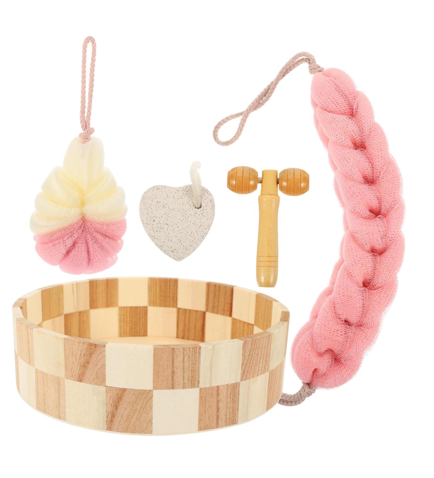 Beavorty Ensemble De Bain Pour Femmes De Bain Gommage Corporel Kit D'outils De Outil De Nettoyage Du - Buy Online on GoSupps.com