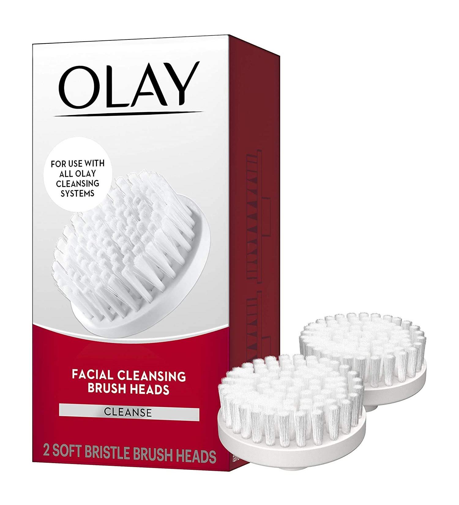 Olay ProX Advanced Facial Cleansing System Replacement Brush Heads - 2 Count - Buy Online on GoSupps.com