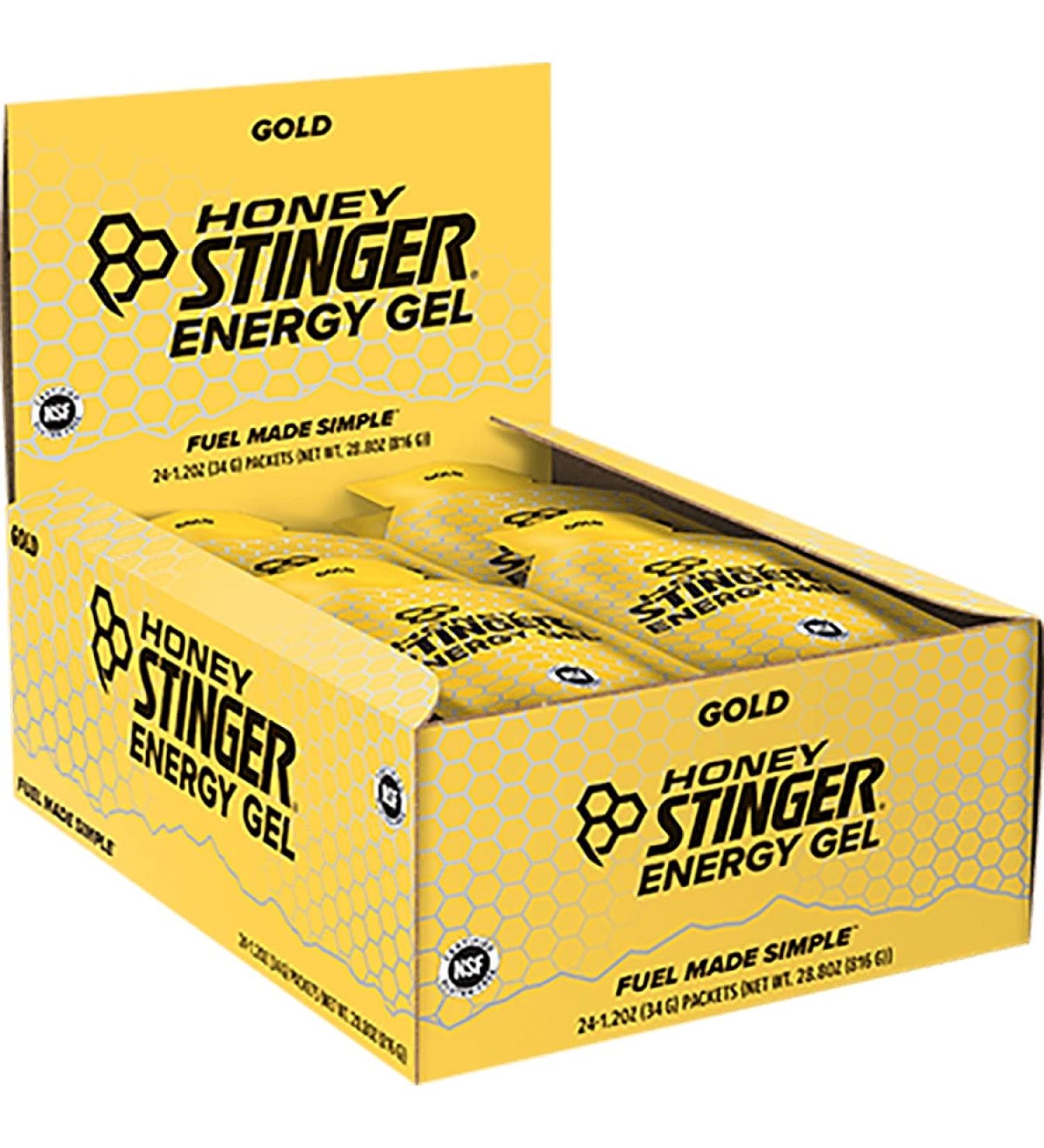 Gold Energy Gel 24 Packets - 1.2 Ounce (34g) Each - Premium Performance Fuel - Buy Online on GoSupps.com