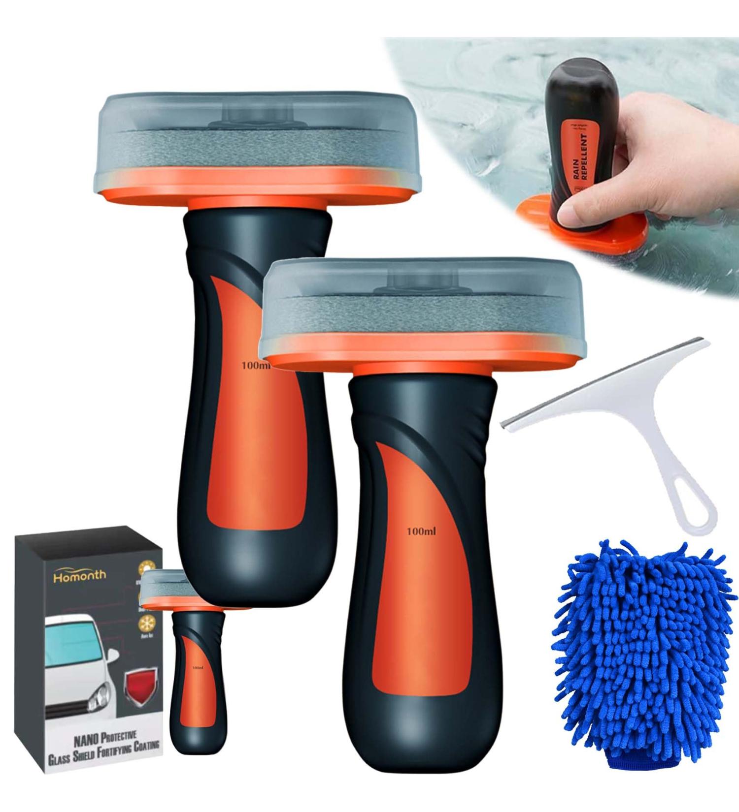 Louisx Glass Cleaning Board Glass Coating for Windshield 2024 New Upgraded Windshield Hydrophobic Improves Clarity and Visibility for Enhancing The Visual Effects of Automotive Windshields (2pcs) - Buy Online on GoSupps.com