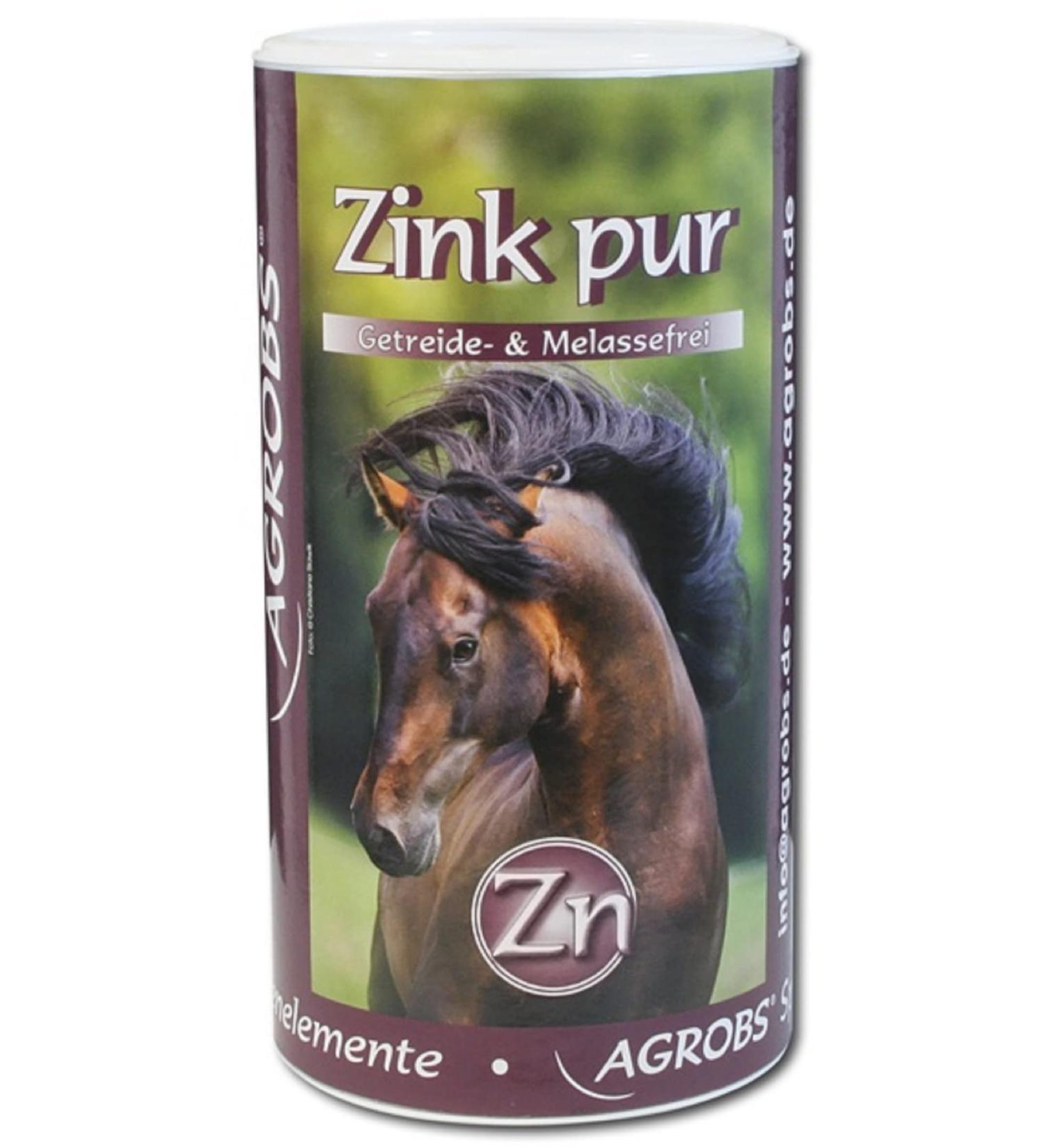 Agrobs Zink Pur for horses as a supplementary feed for zinc deficiency 800g - bag