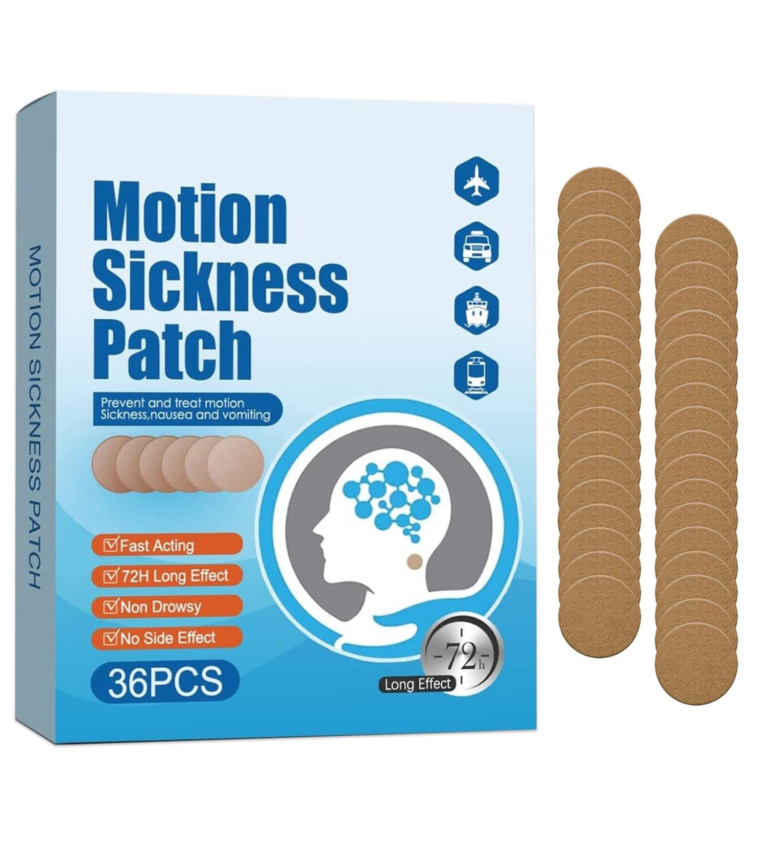 KUNHAOH Motion Sickness Patches - Natural Sea Sickness Relief for Adults & Kids - Buy Online on GoSupps.com