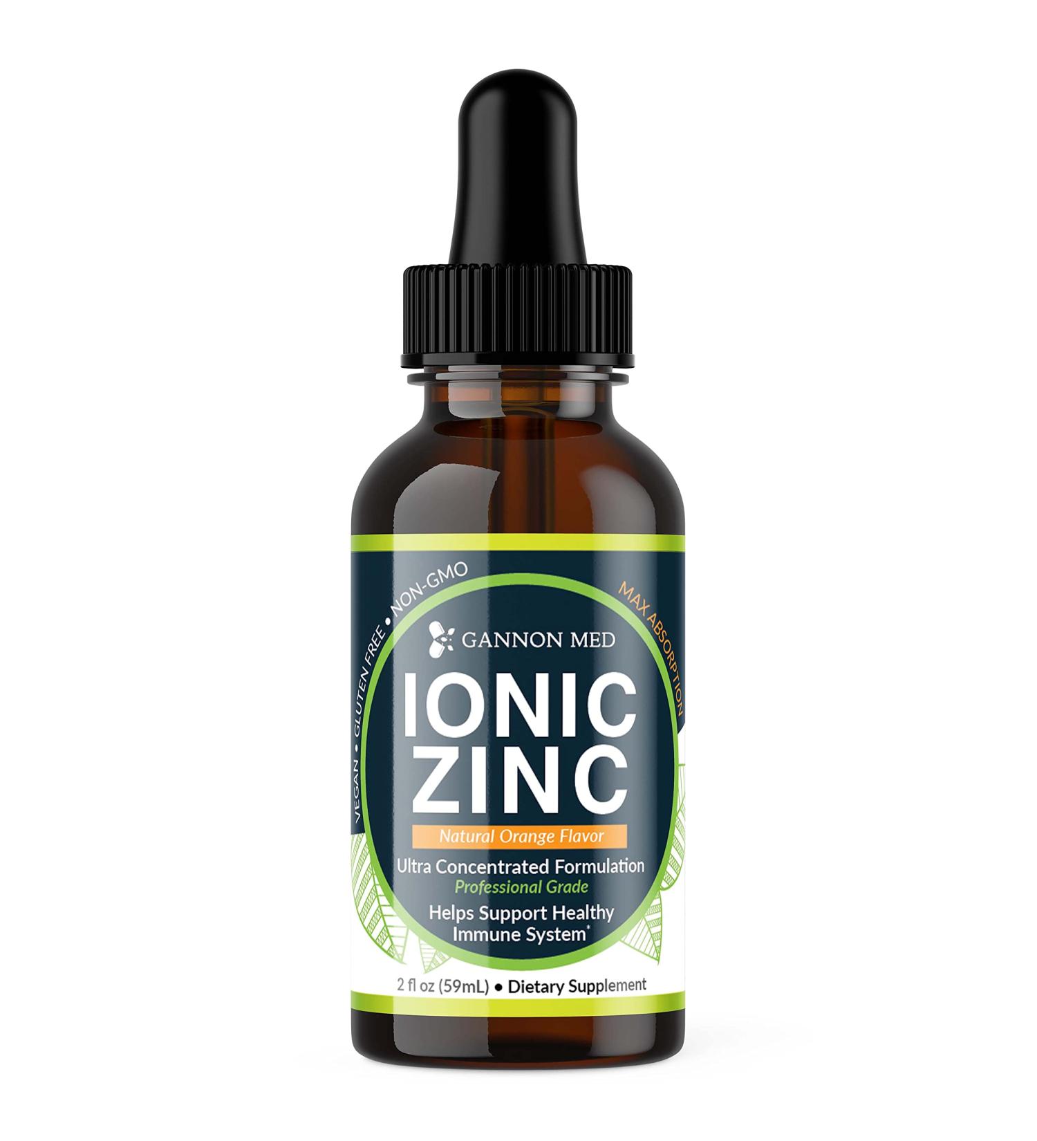 Zinc Chelate Immune Booster - Ionic Zinc Liquid Drops for Immunity, Skin & Reproductive Health - 2 Fl Oz (Pack of 1) - Buy Online on GoSupps.com