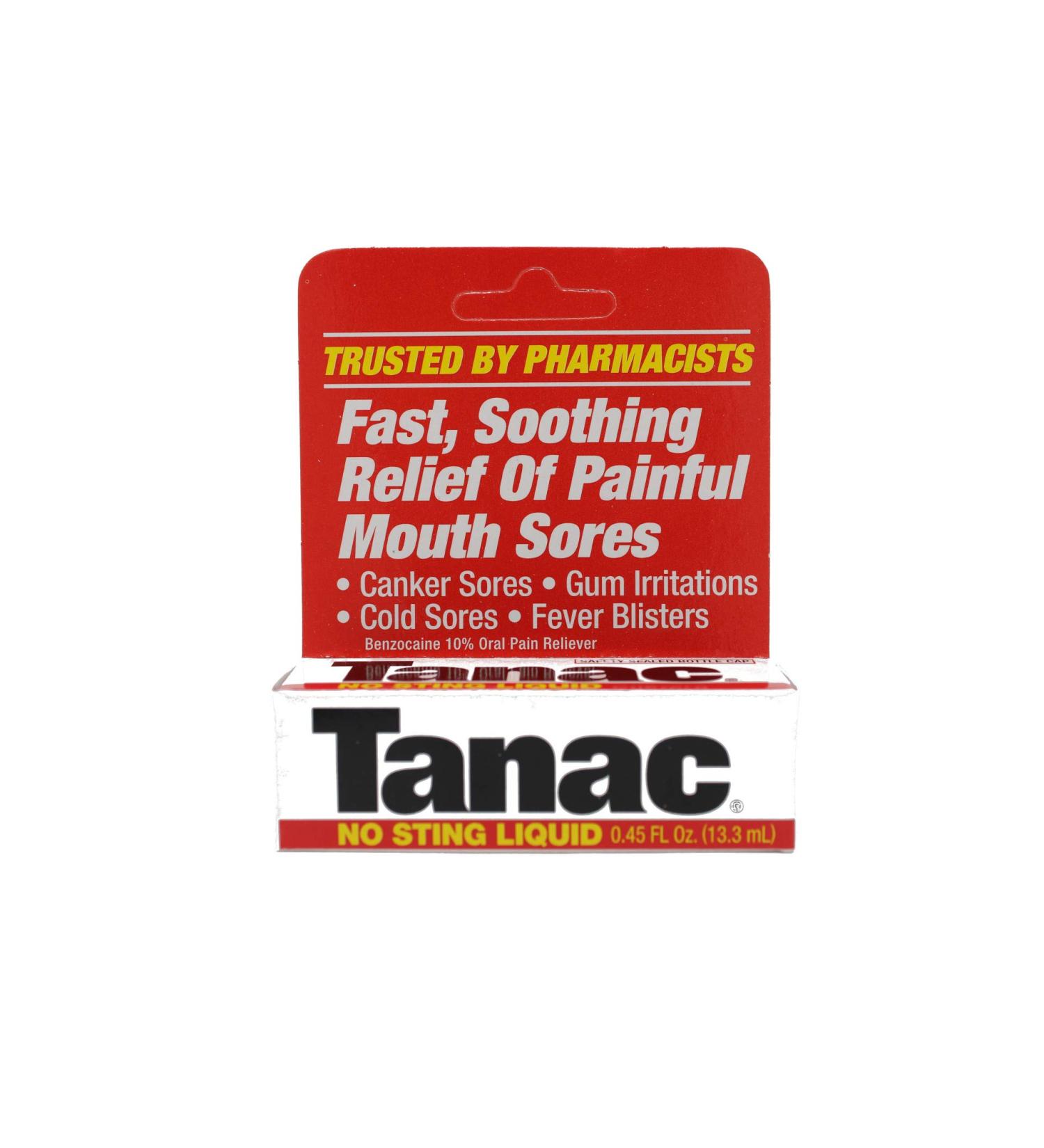 Tanac No Sting Liquid 0.45 oz (Pack of 4)