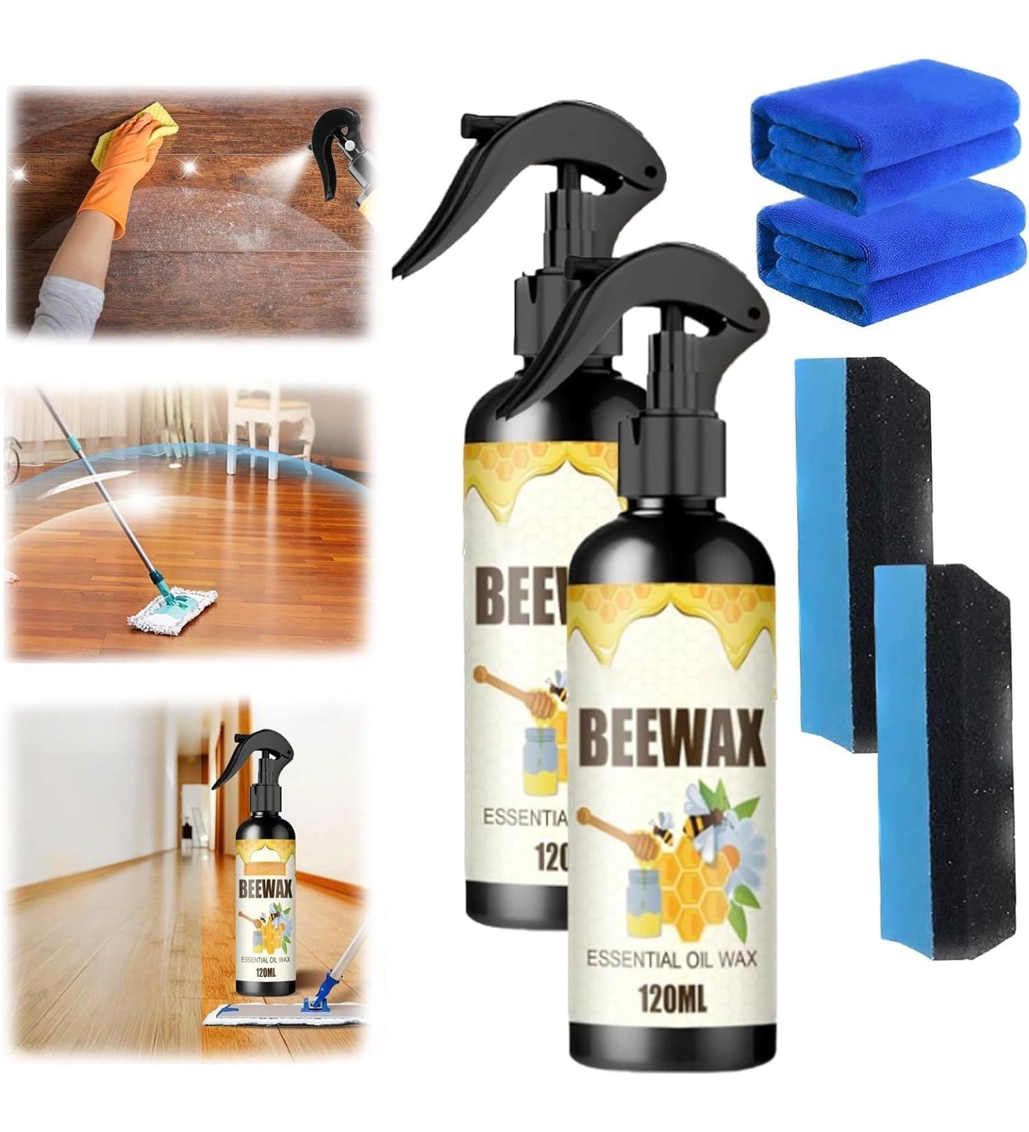 Natural Micromolecularized Beeswax Spray 120ml | Furniture Polish & Cleaner | Eco-Friendly Beeswax Spray for Home & DIY - Buy Online on GoSupps.com
