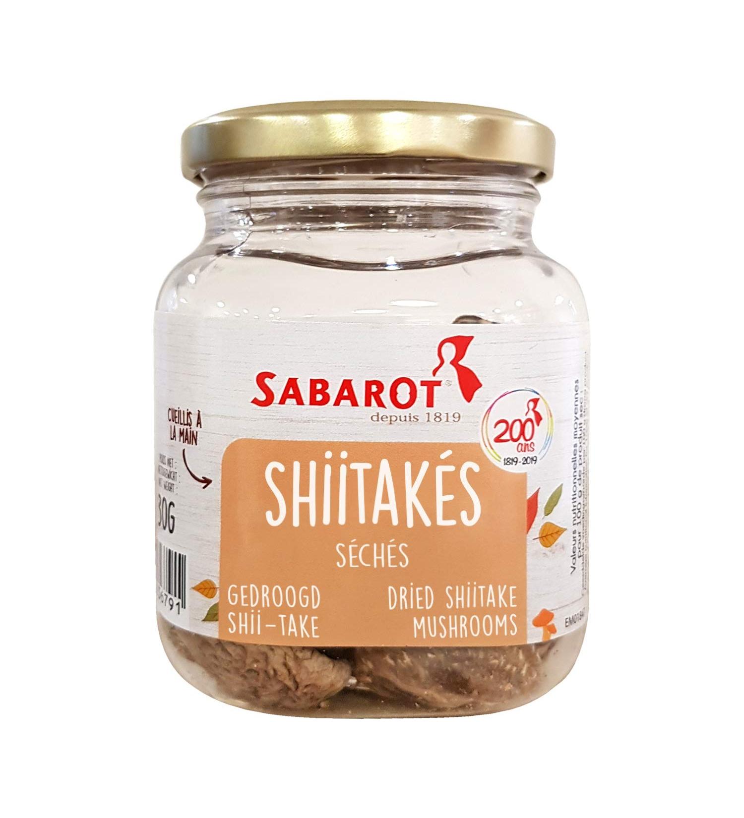  Sabarot Sabarot - Dried Shiitake Mushrooms 30g - Buy Online on GoSupps.com