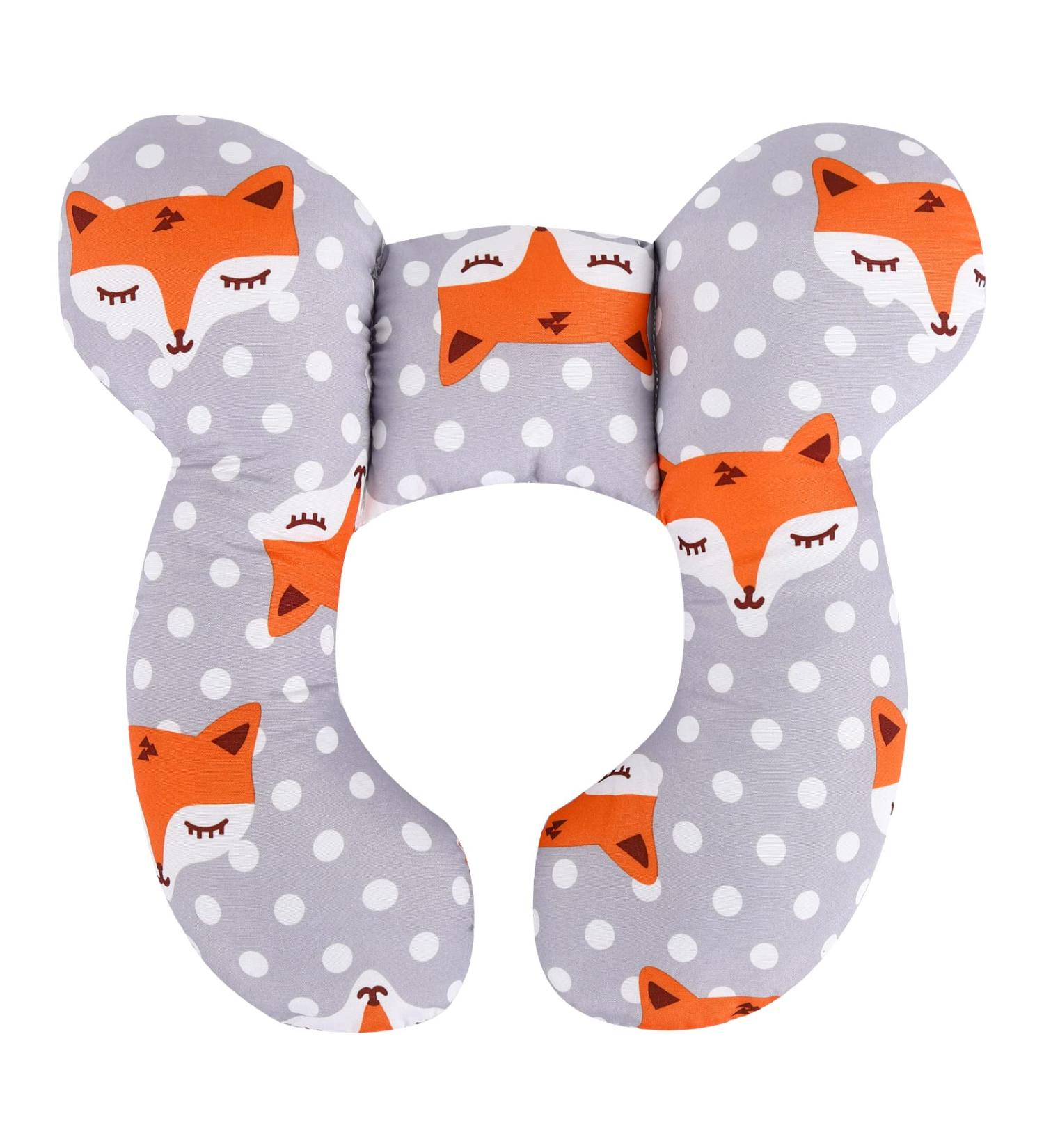 Baby Travel U-Shaped Neck Support Pillow for Pushchair & Car Seat - Buy Online on GoSupps.com