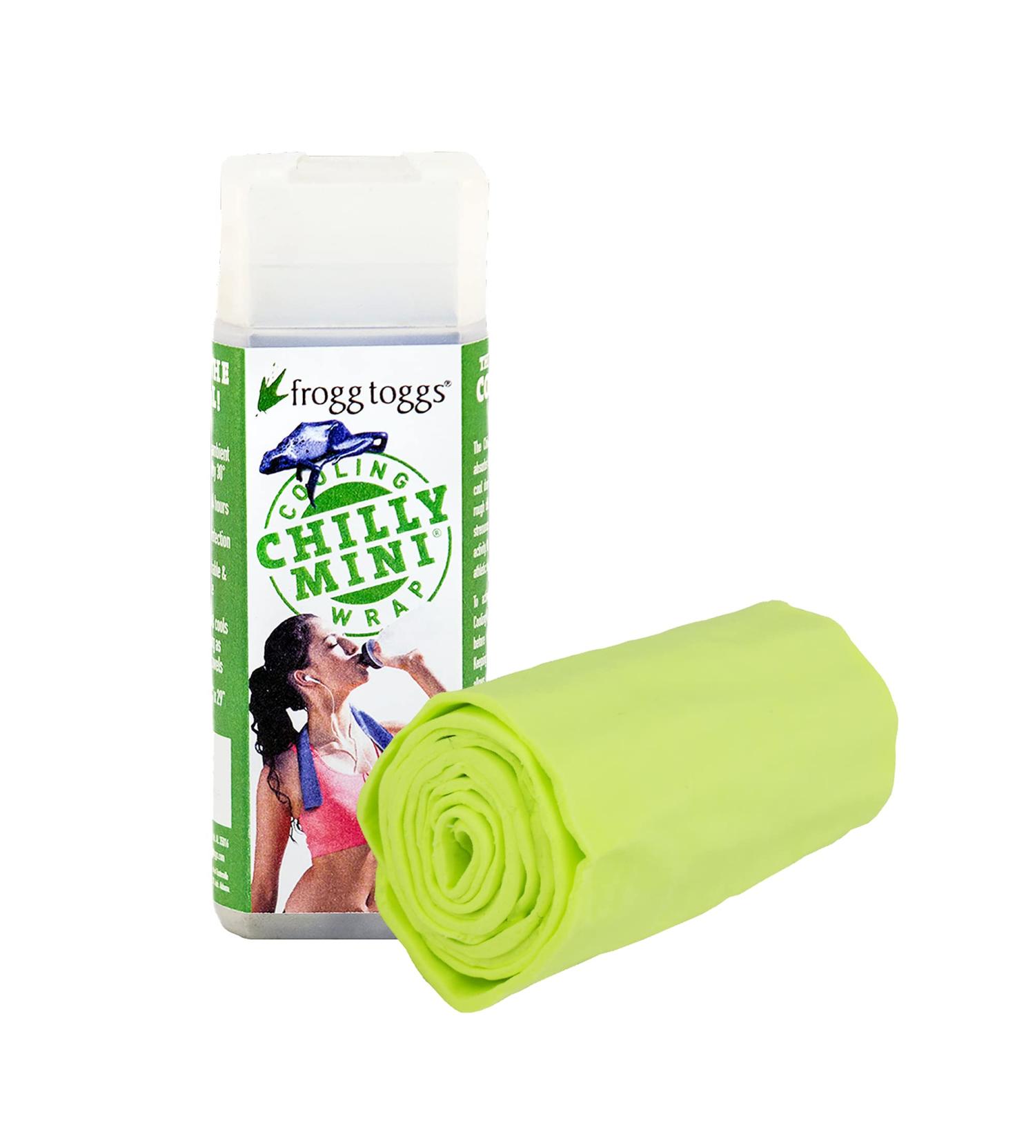 FROGG TOGGS Chilly Mini Cooling Neck Towel  29" x 3" High Vis Green - Buy Online on GoSupps.com