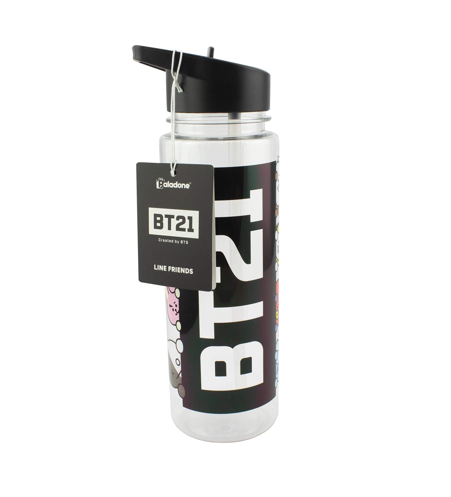 BT21 Water Bottle with Straw - Officially Licensed BTS Merchandise - Buy Online on GoSupps.com