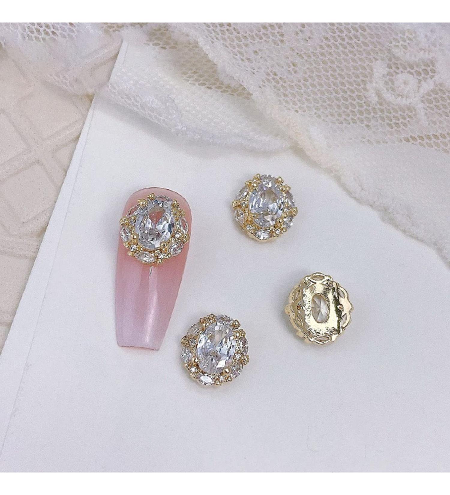 FEIlei Zircon Nail Rhinestones 3D Nail Charm Alloy Nail Jewelry Gem-Nail Art Decoration - Buy Online on GoSupps.com