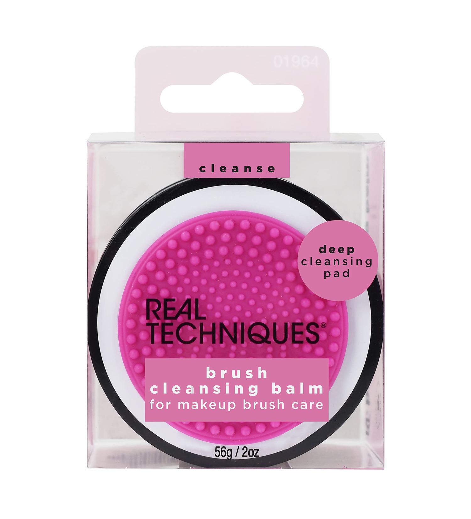 Real Techniques Brush Cleansing Balm and Mat - Vegan & Cruelty-Free Makeup Brush Cleanser & Shampoo - Removes Makeup & Impurities - Easy-to-Use - 1 Count - Buy Online on GoSupps.com