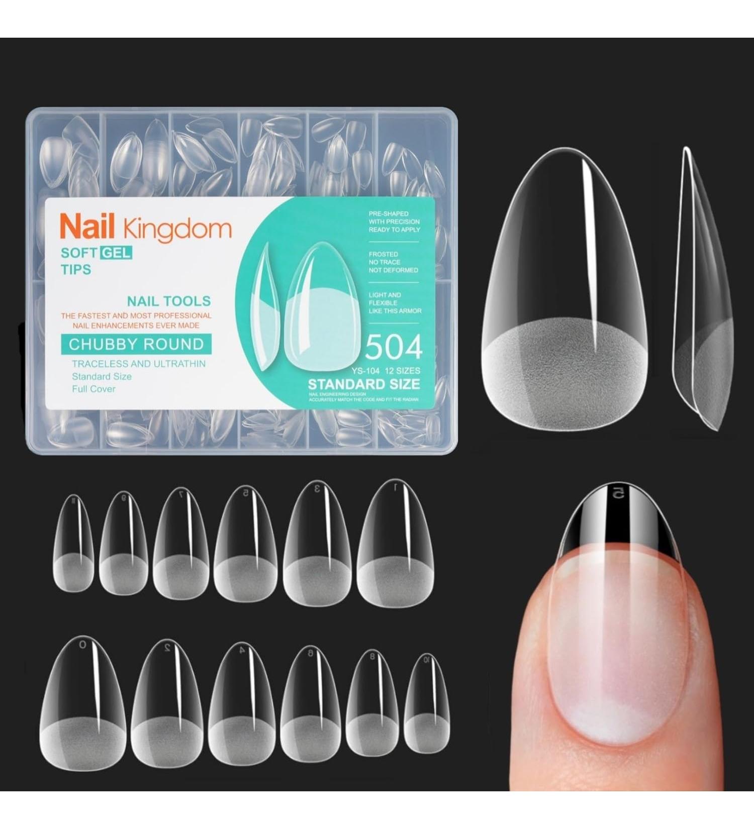  Luonaa Luonaa 504 soft gel nail tips - 12 sizes - Buy Online on GoSupps.com