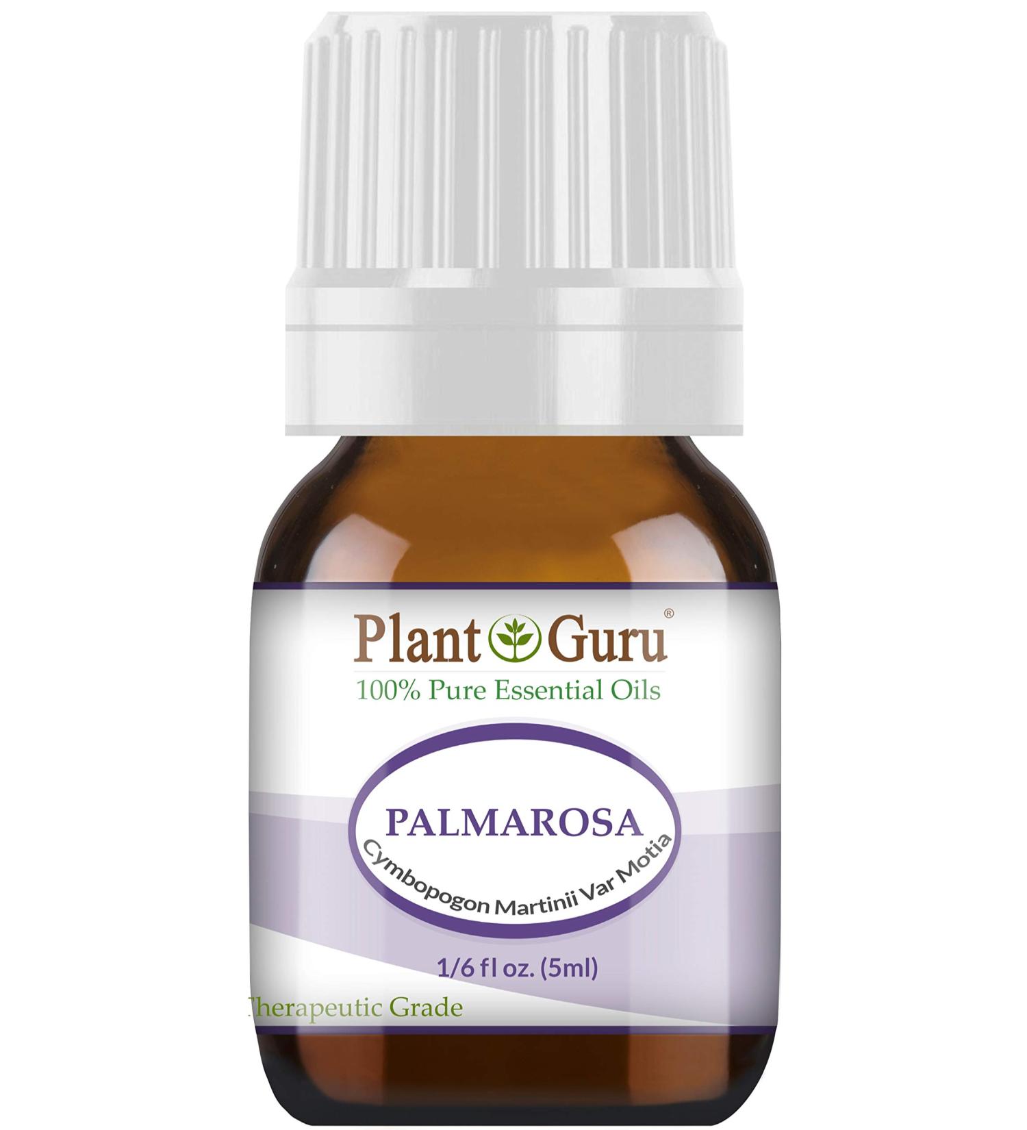 Palmarosa Essential Oil 5 ml 100% Pure Undiluted Therapeutic Grade. Sample Size