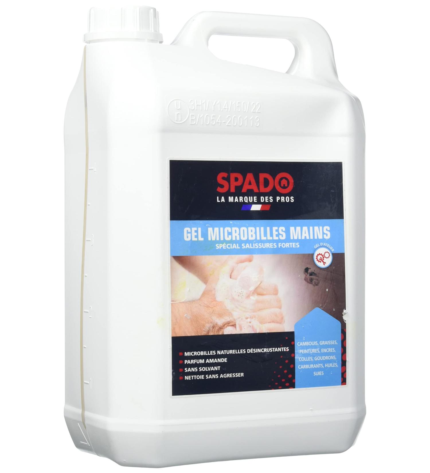 Spado La Marque des Pros Hand Gel Micro Beads Special Strong Dirt Workshop Gel 5 L - Buy Online on GoSupps.com