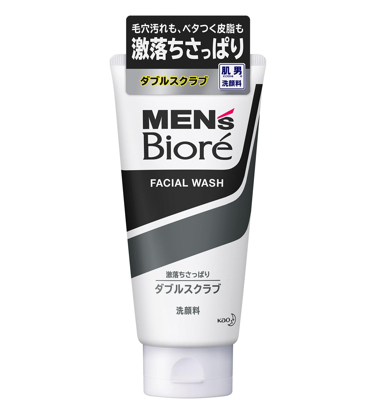BIORE MENS Kao Double Scrub Face Wash 130 Gram - Buy Online on GoSupps.com