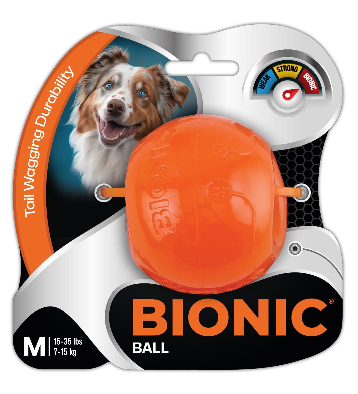 Bionic Ball - Durable 6.7cm Dog Toy for International Shipping | Tough & Long-lasting for Active Dogs - Buy Online on GoSupps.com