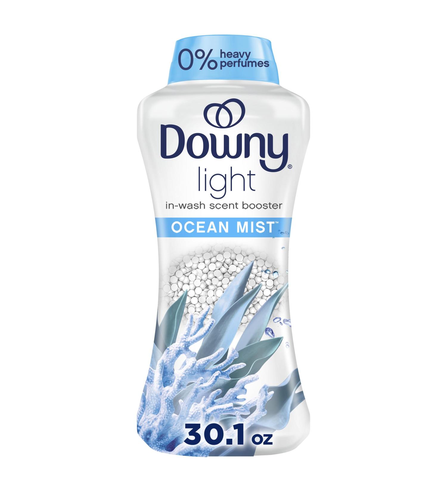 Downy Light Ocean Mist Laundry Scent Booster Beads - 30.1 oz | No Heavy Perfumes | International Shipping Available - Buy Online on GoSupps.com