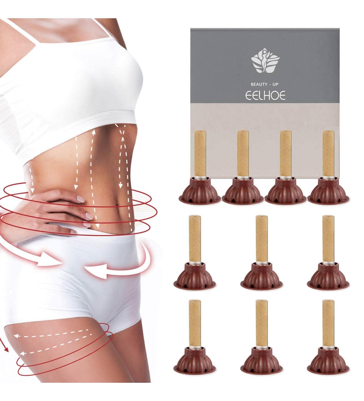 Moxa Sticks for Moxibustion - 10pcs Herbal Sticks for Women with Self-Stick Base | International Shipping Available - Buy Online on GoSupps.com