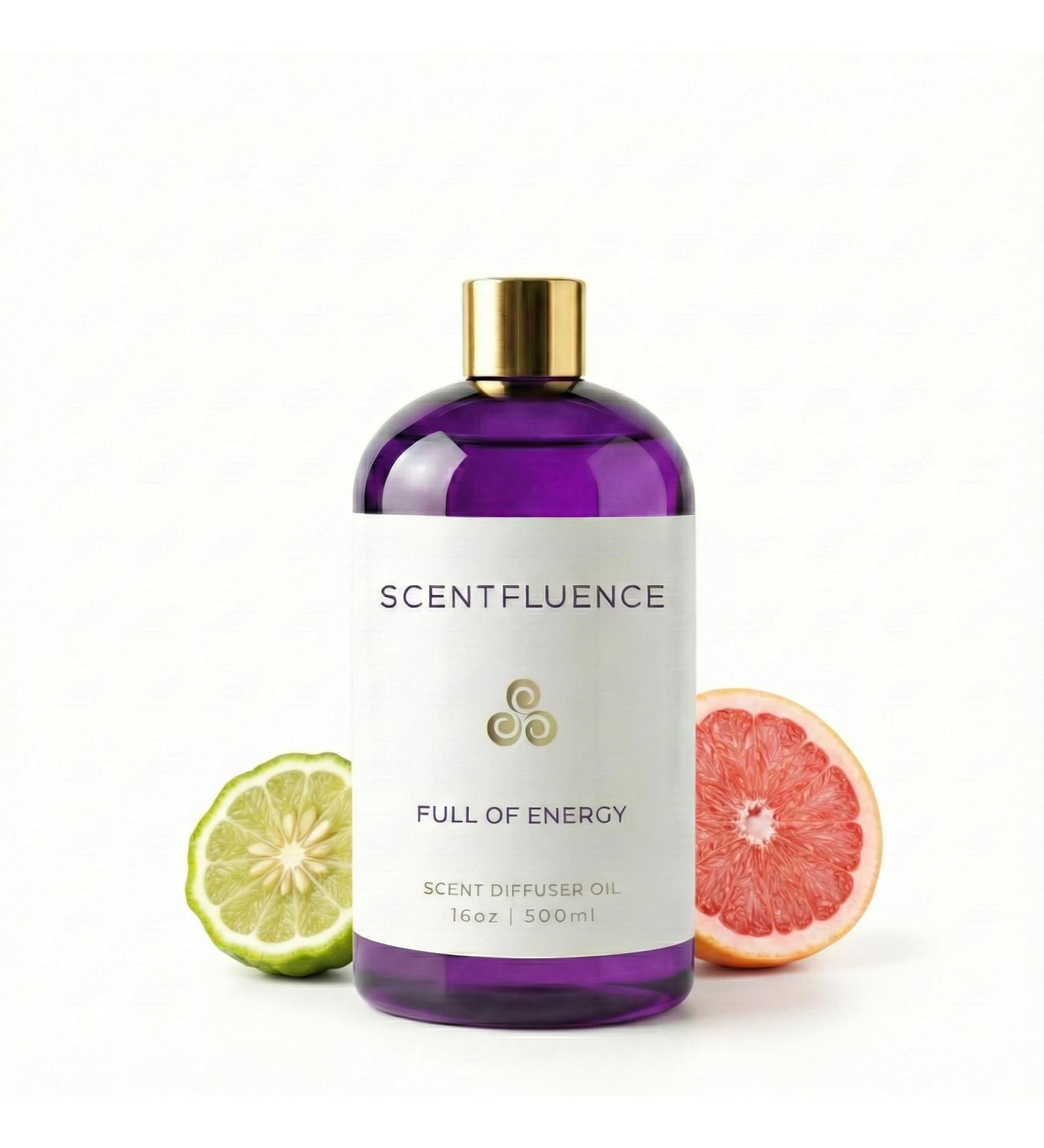 Full of Energy Diffuser Oil - Bergamot & Sweet Orange Oils with Musk Peony Orange Blossom Freesia - Waterless Hotel Scent Aroma Oil Luxury Citrus Home Fragrance 4oz Full of Energy 4 Fl Oz (Pack of 1) - Buy Online on GoSupps.com