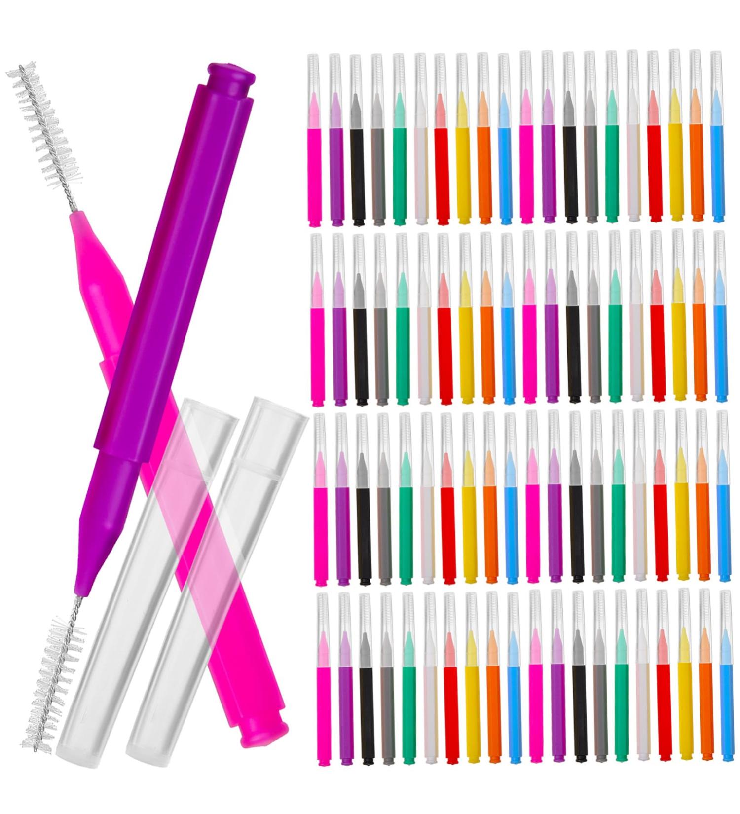 Orfofe 100-Piece Eyebrow Laminating Brush Set | Interdental Brushes for Perfect Brows & Laminating Accessories - Buy Online on GoSupps.com