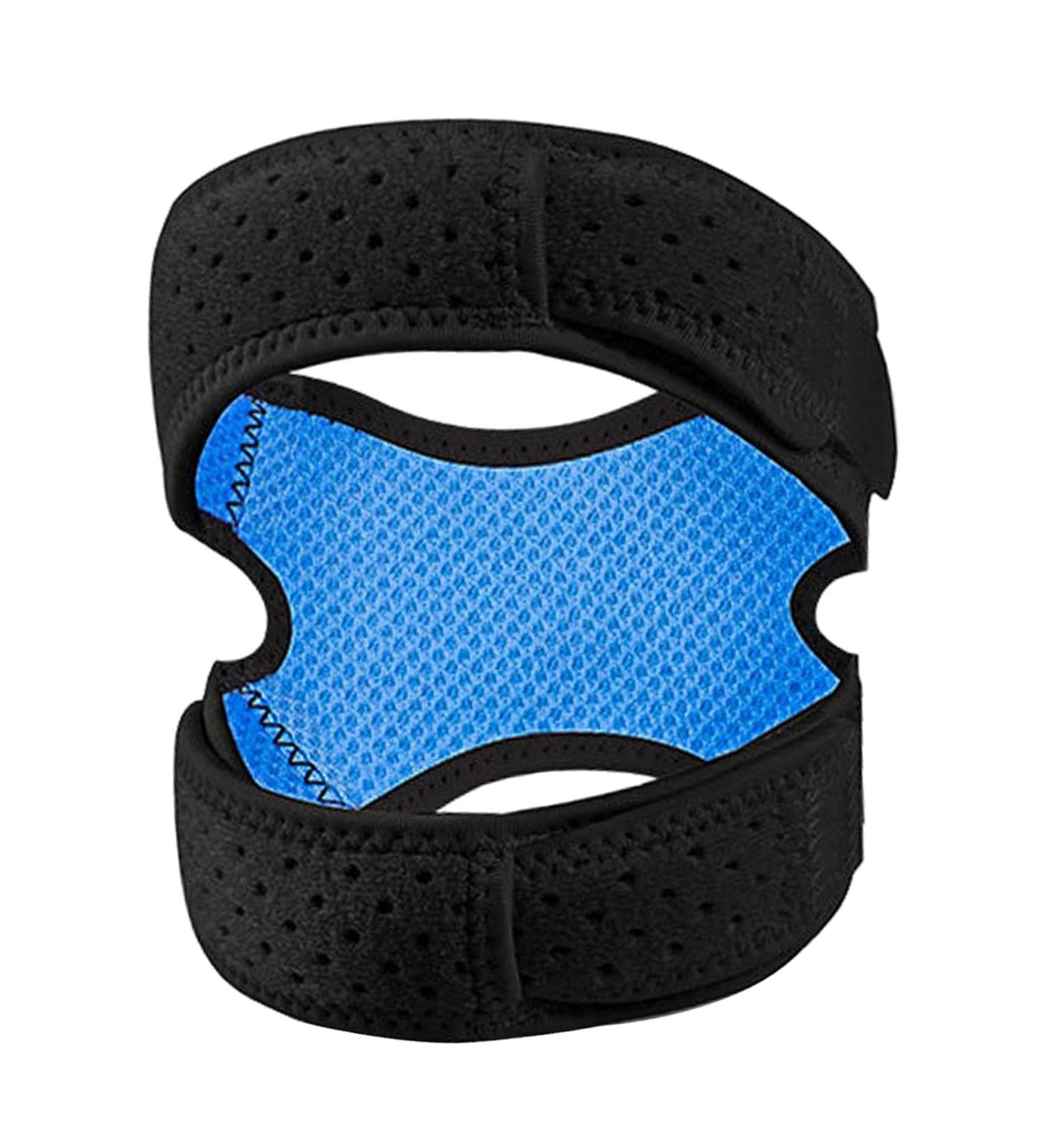 Milageto Light Knee Protectors for Summer - Non-Slip Patella Support for Jogging Jump Rope Fitness & Cycling - Black - Buy Online on GoSupps.com