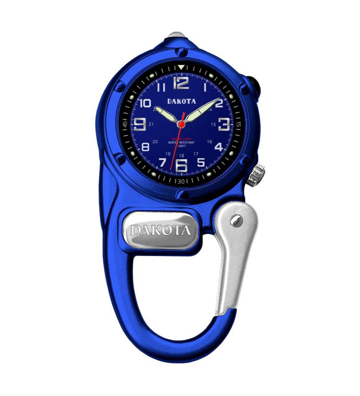Dakota Watch Company Mini Clip Watch with Microlight - Blue - Buy Online on GoSupps.com