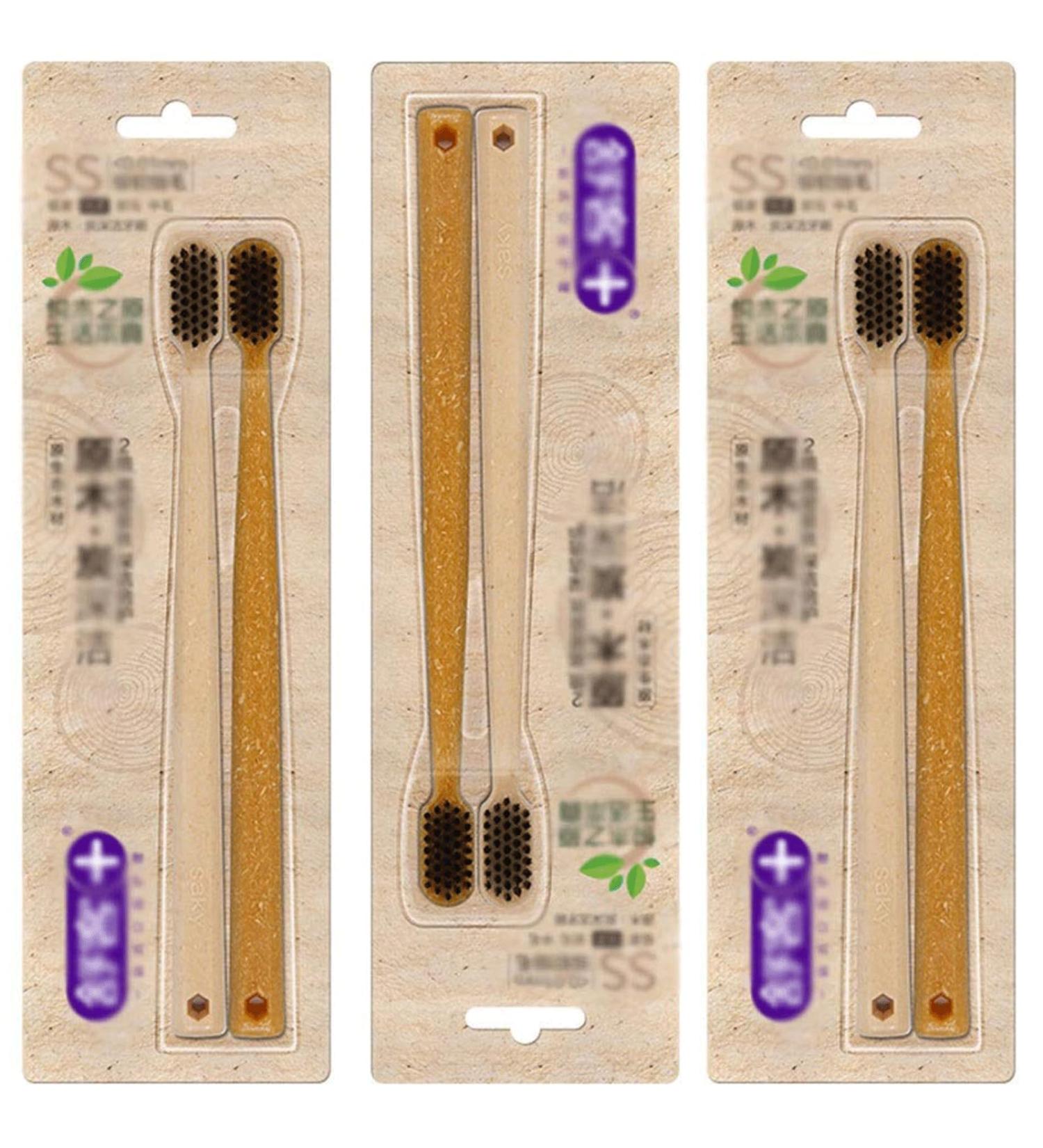 Buy Zumaha Loose BPA-Free Toothbrush Set | Soft Bristles & Biodegradable Charcoal | 6-Pack Travel Solution for Men & Women - Buy Online on GoSupps.com